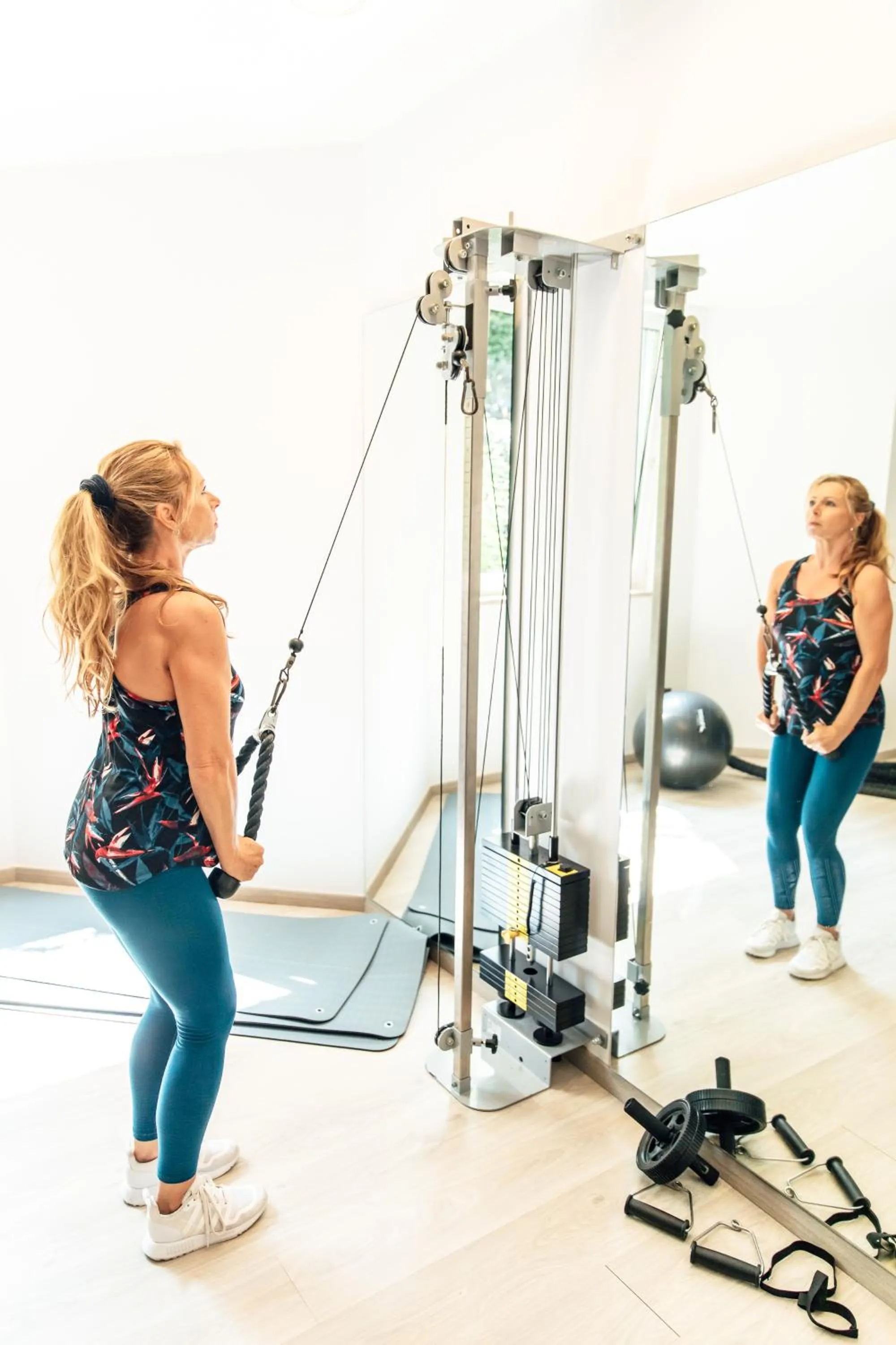 Fitness centre/facilities in Hotel Krone