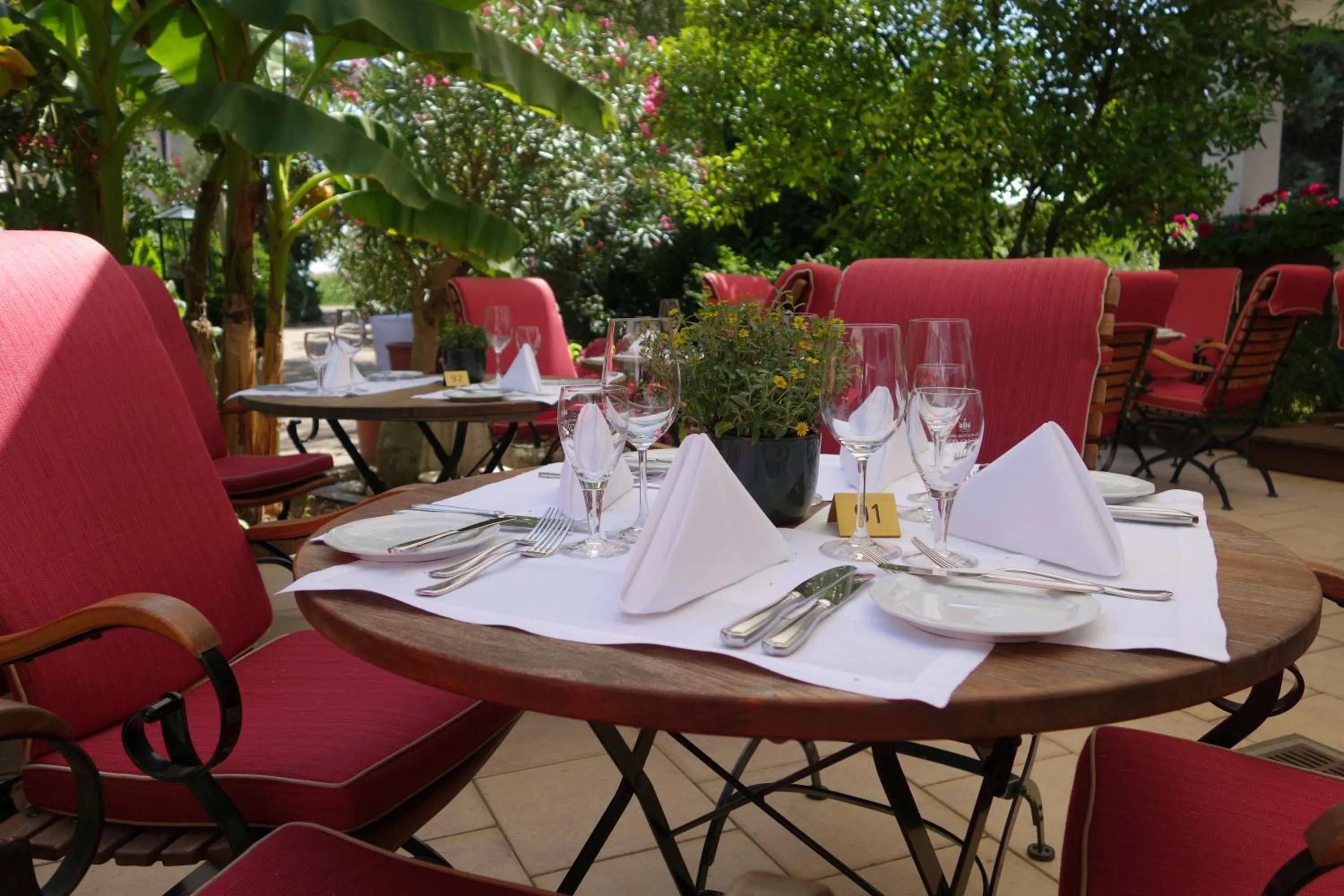 Patio in Hotel Restaurant Krone