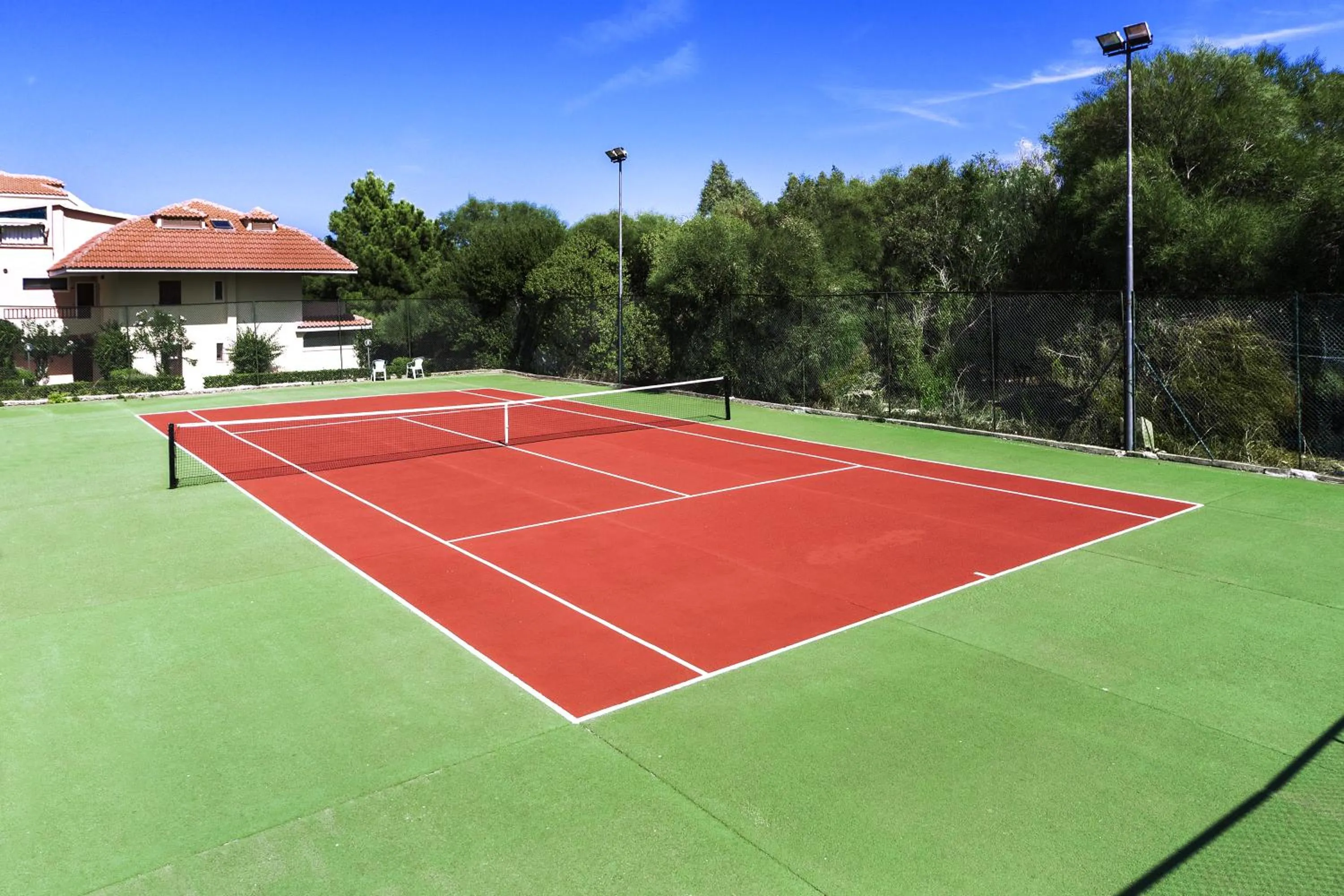 Tennis court in Marinella, Sardegna