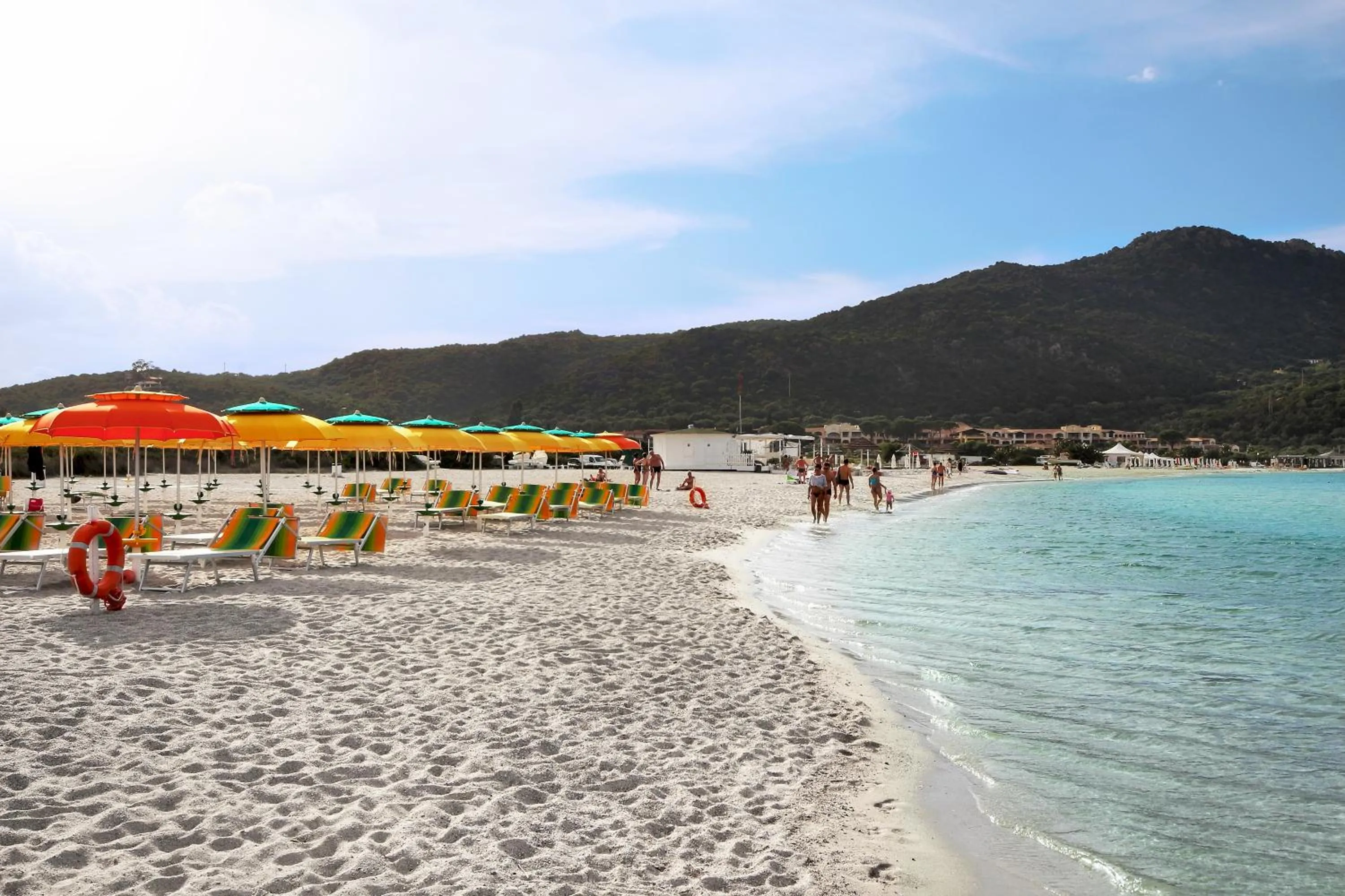 Beach in Marinella, Sardegna