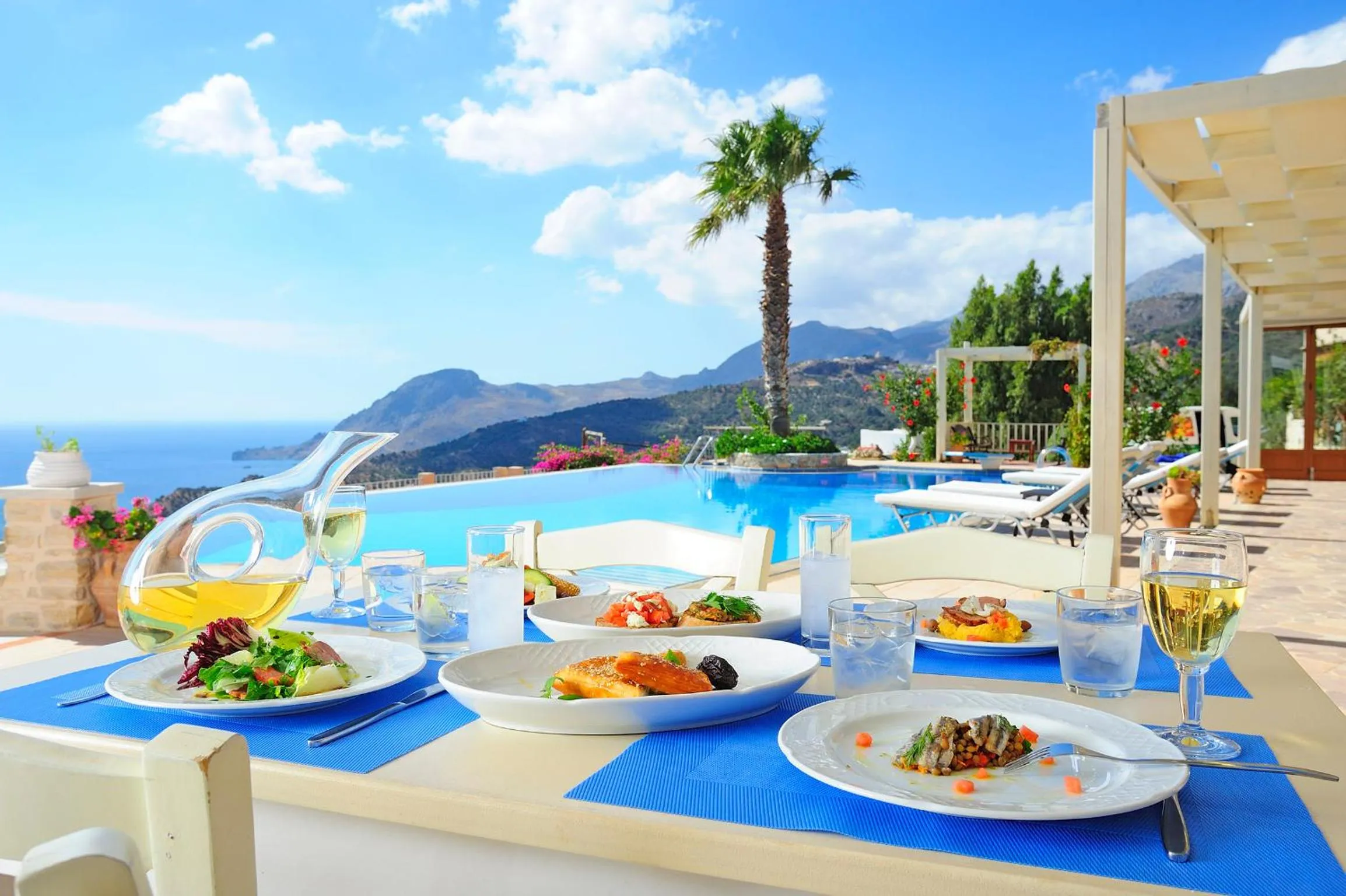 Restaurant/places to eat in Stefanos Village Hotel