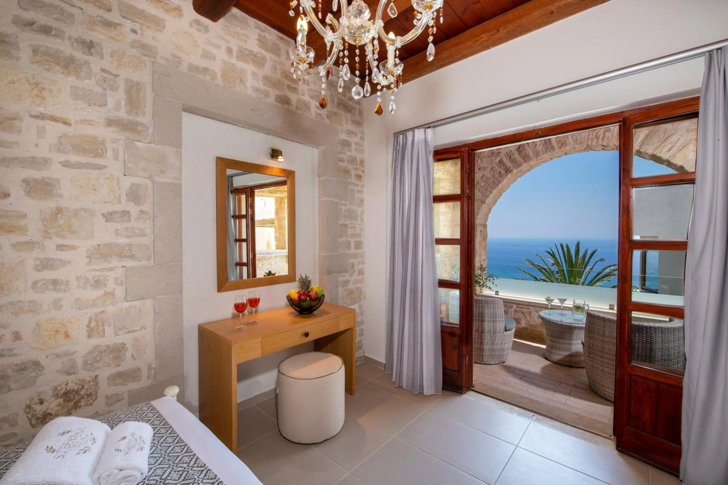 Bedroom in Stefanos Village Hotel