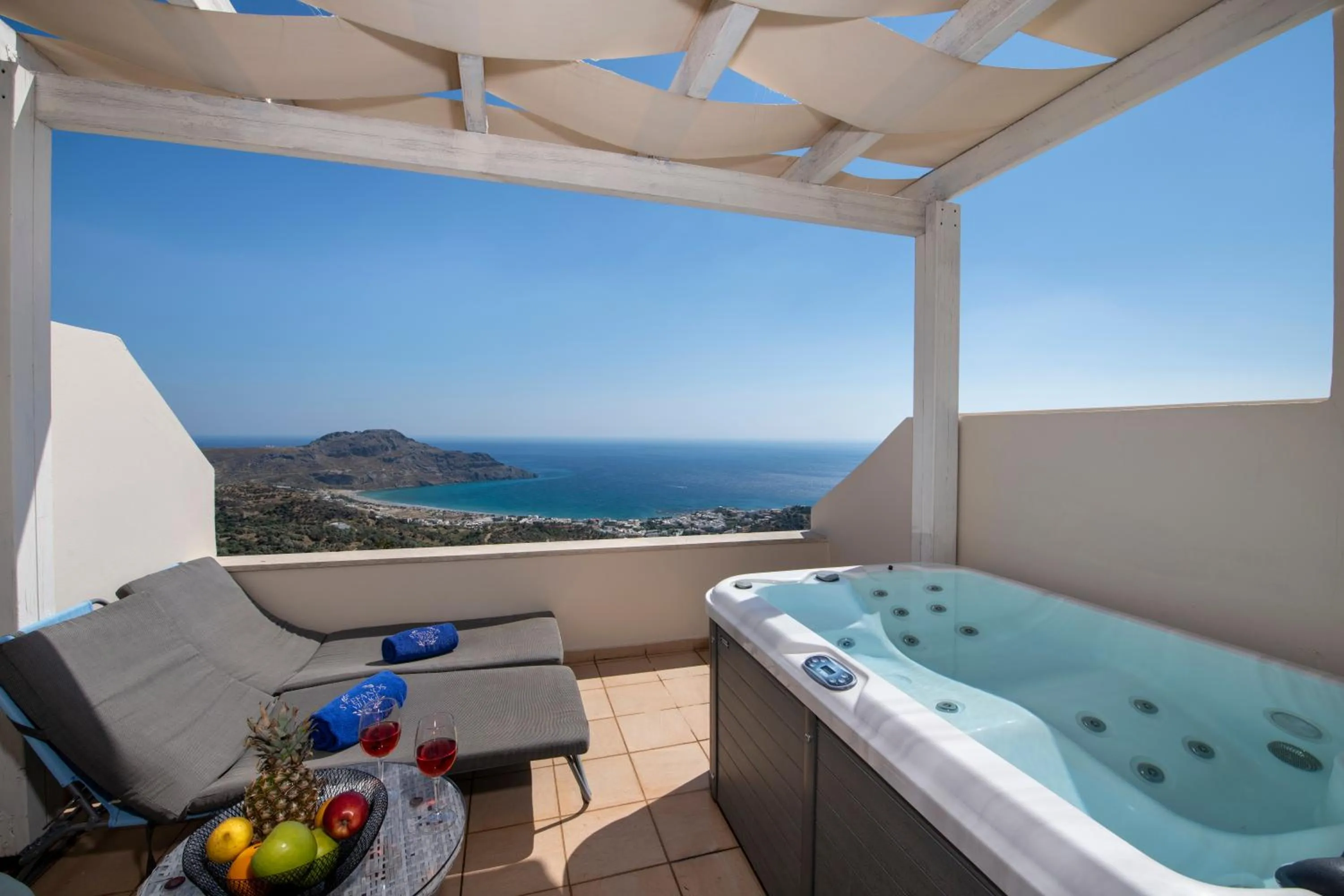 Sea view in Stefanos Village Hotel