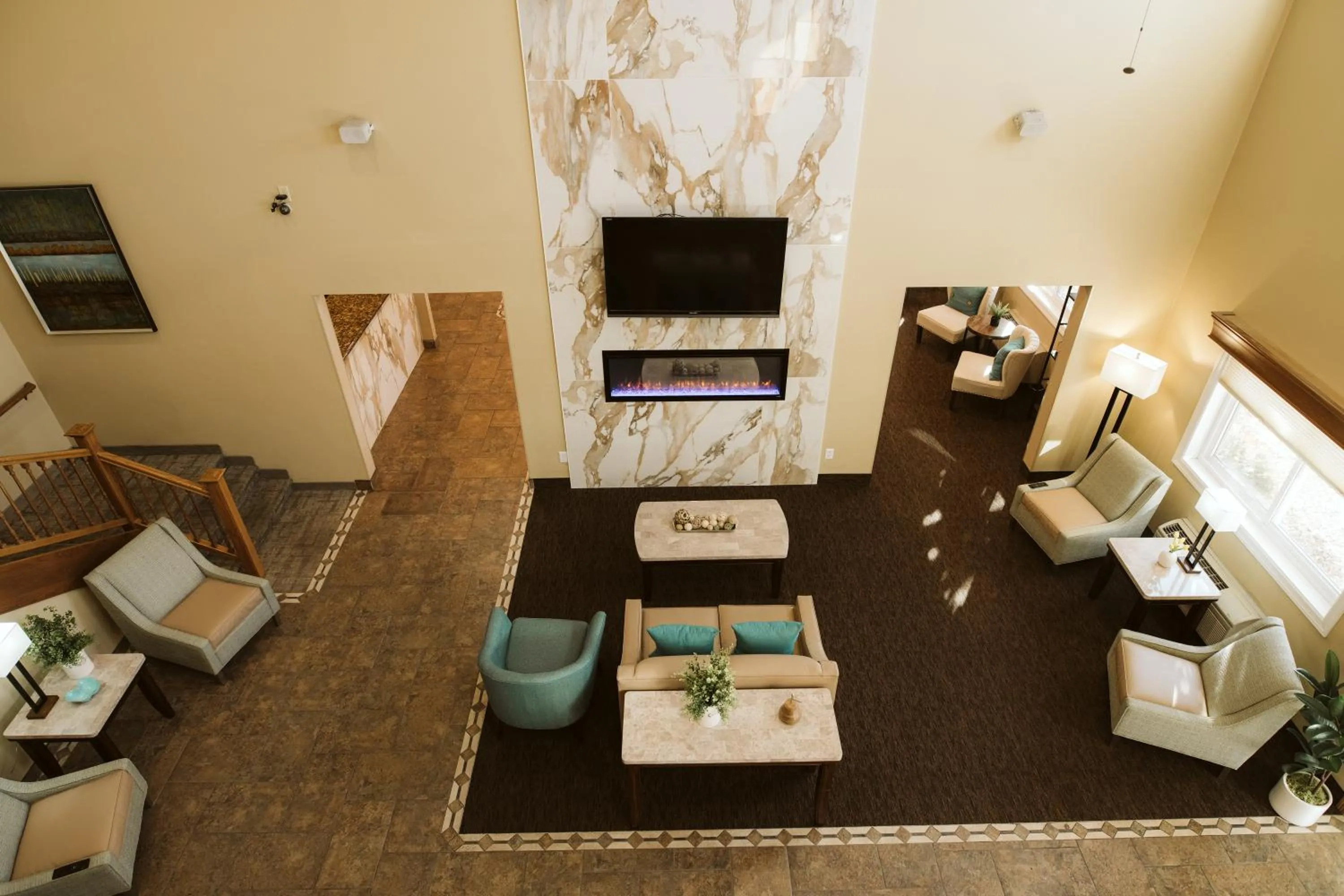 Lobby or reception in EverSpring Suites