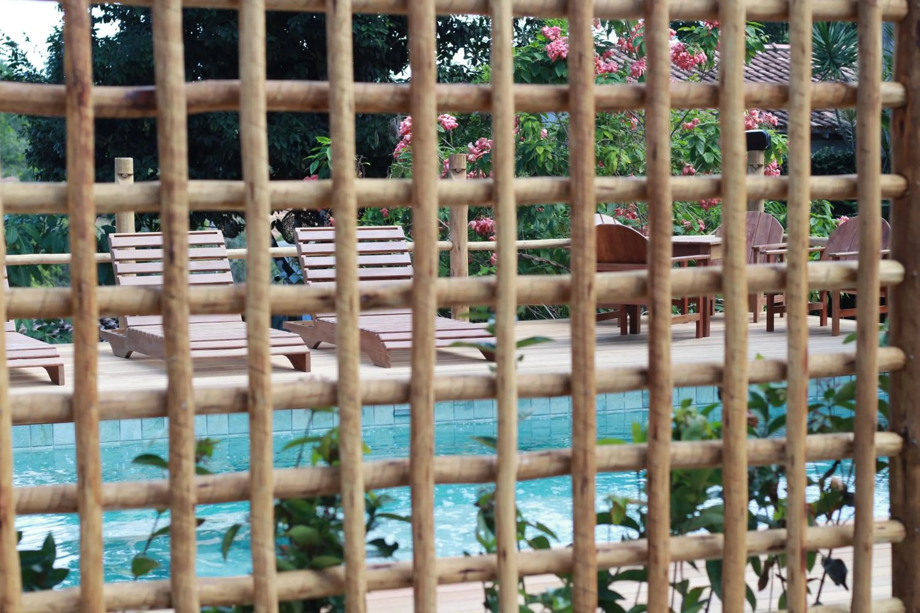 Swimming pool in Pousada Encantos de Arraial