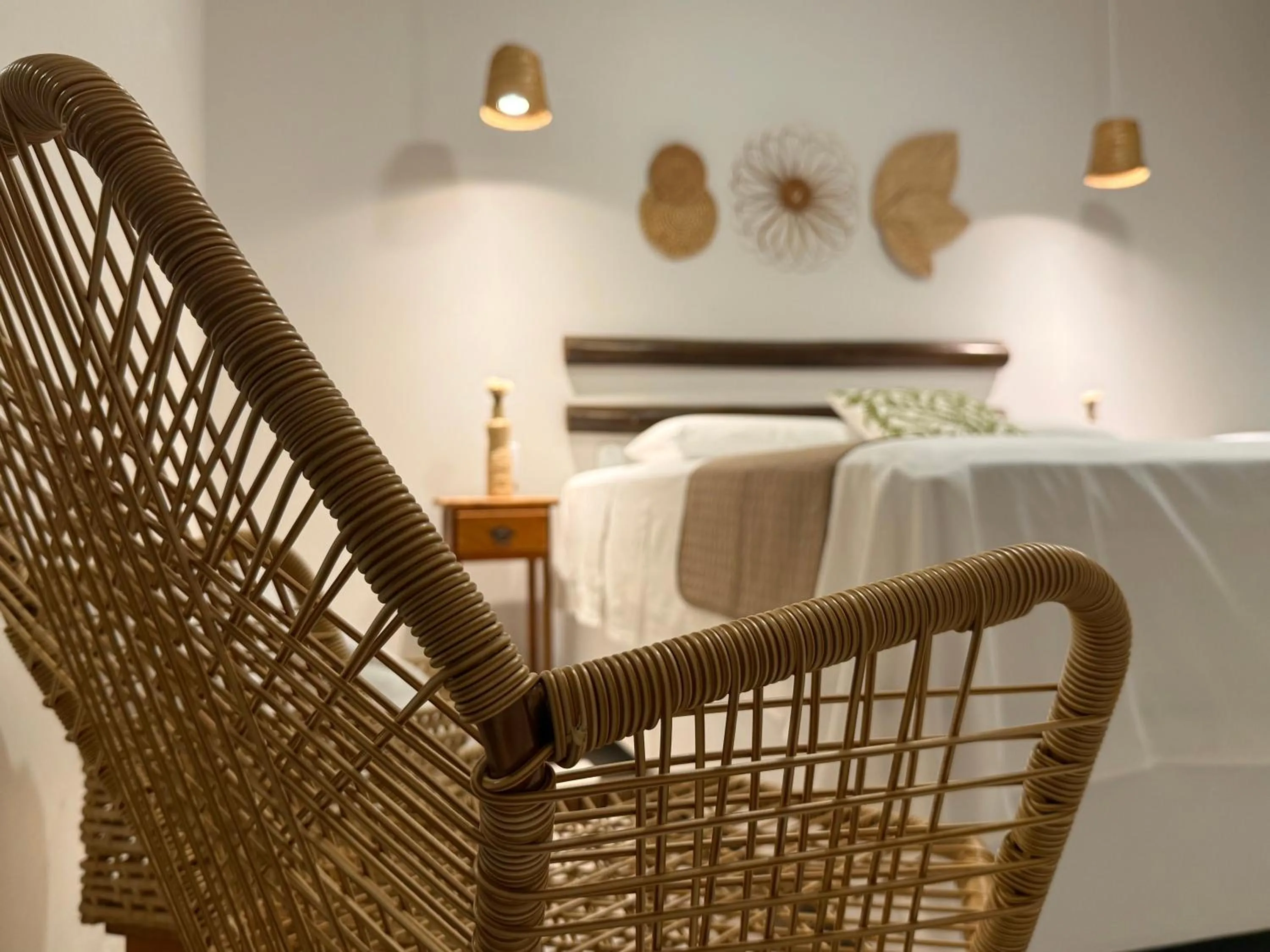 Bedroom, Bed in Pousada Encantos de Arraial