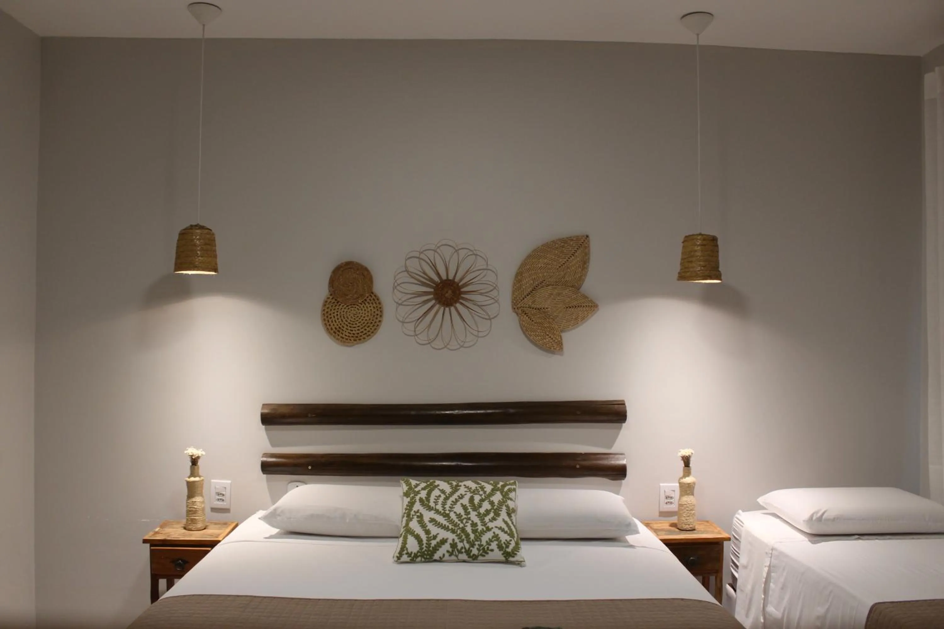 Bed in Pousada Encantos de Arraial