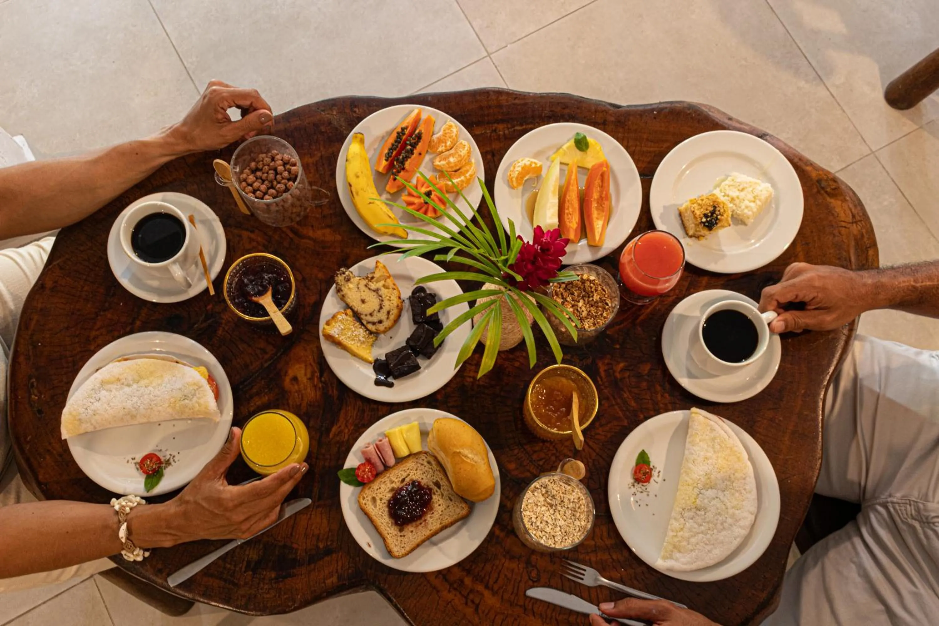 Breakfast in Pousada Encantos de Arraial