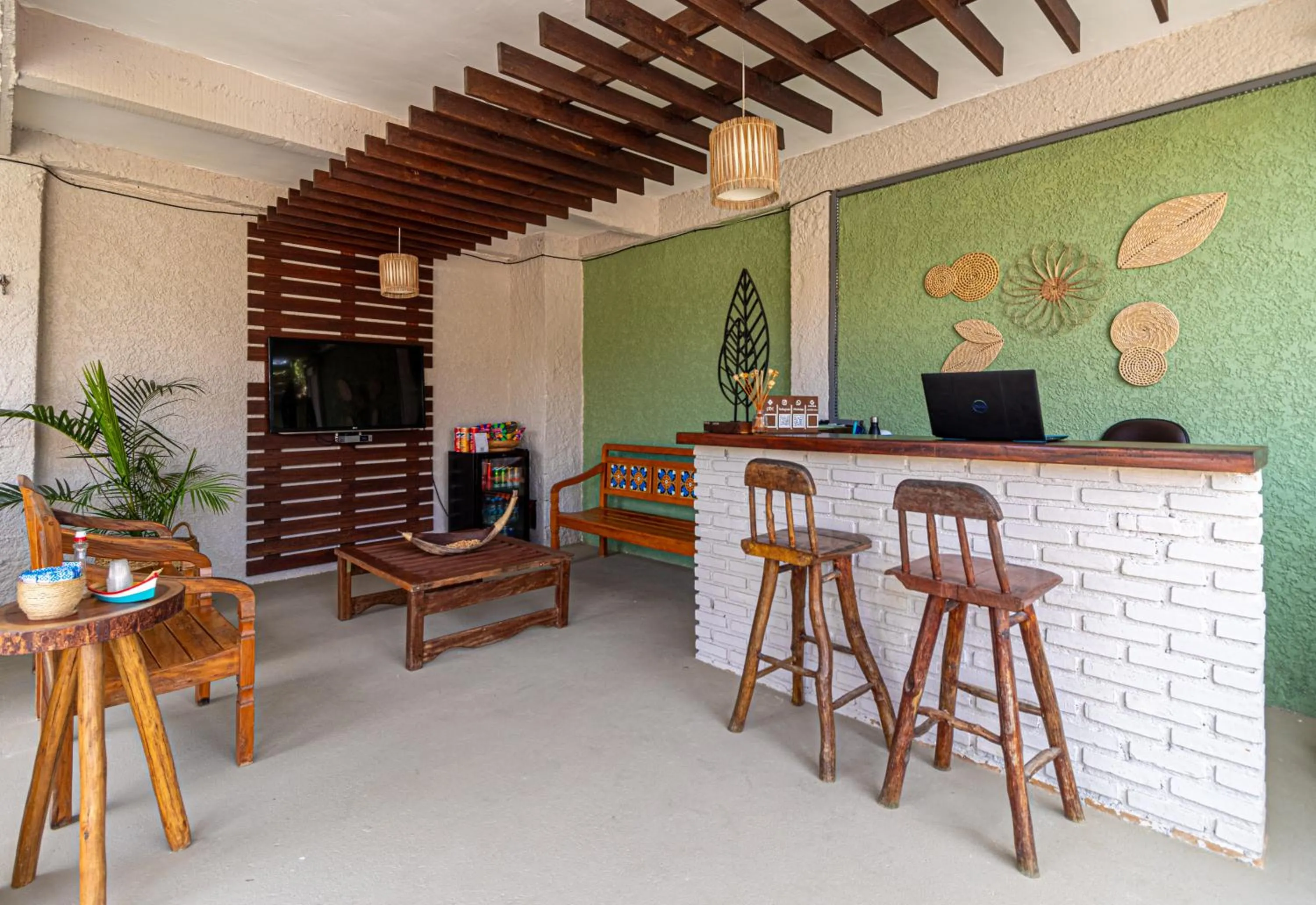 Lobby or reception in Pousada Encantos de Arraial