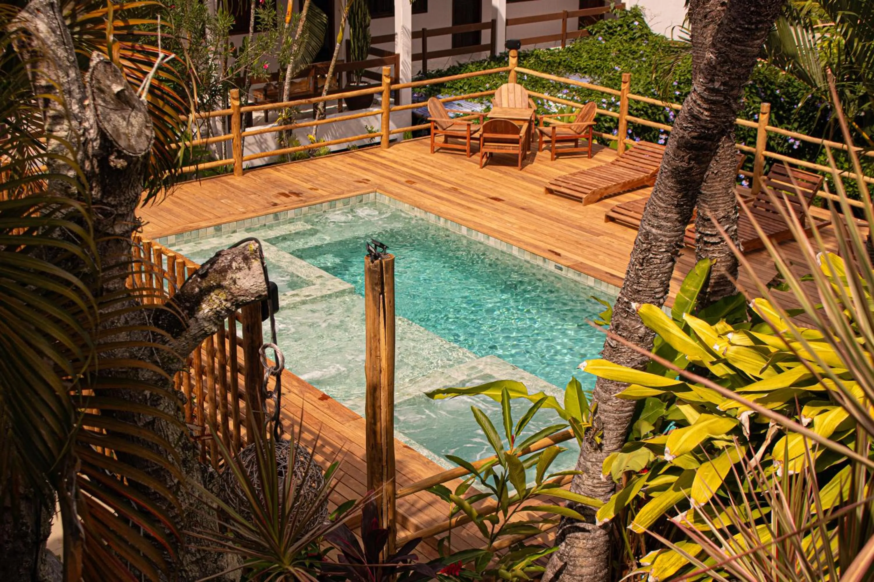 Swimming pool in Pousada Encantos de Arraial