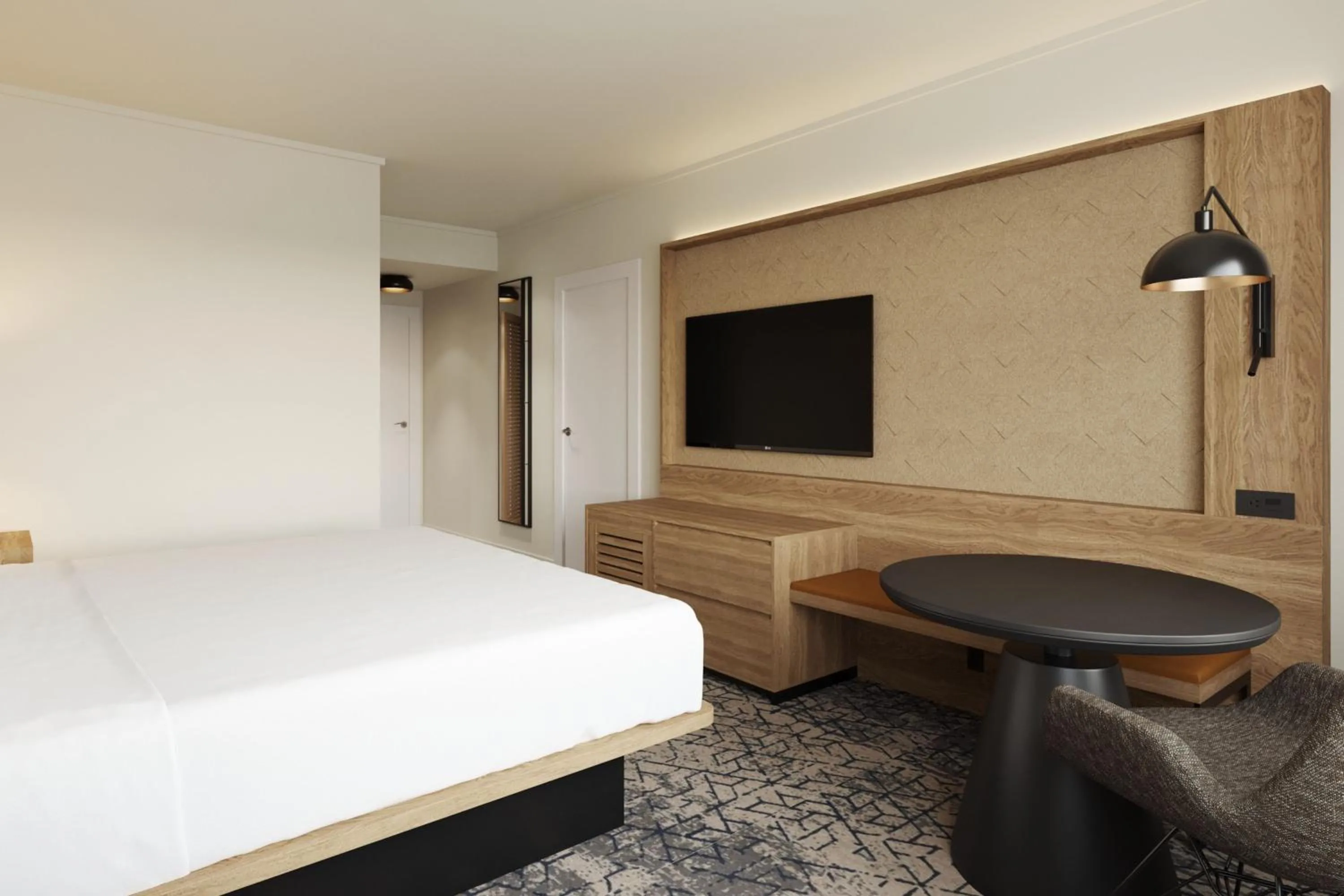 Photo of the whole room, Bed in Sheraton Augusta Hotel