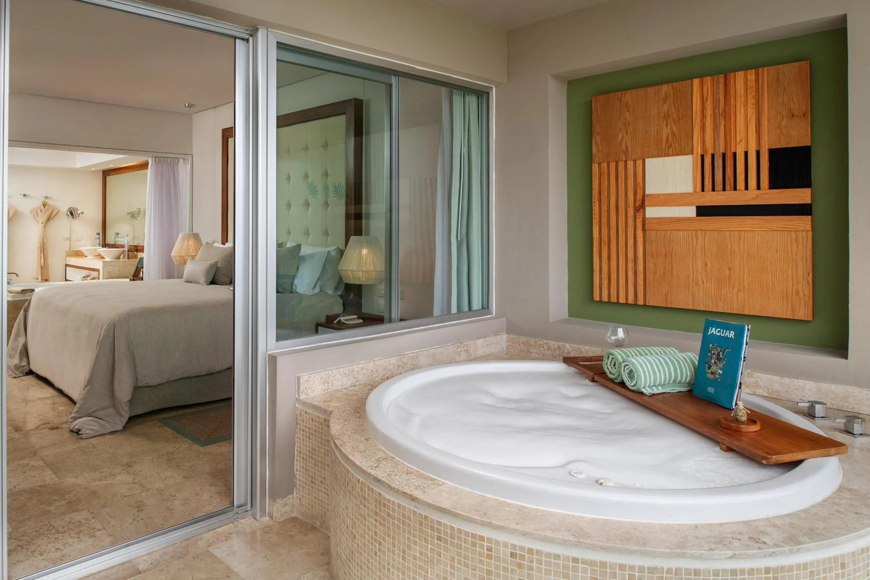 Balcony/Terrace, Bed in Paradisus La Perla - Adults Only - Riviera Maya - All Inclusive