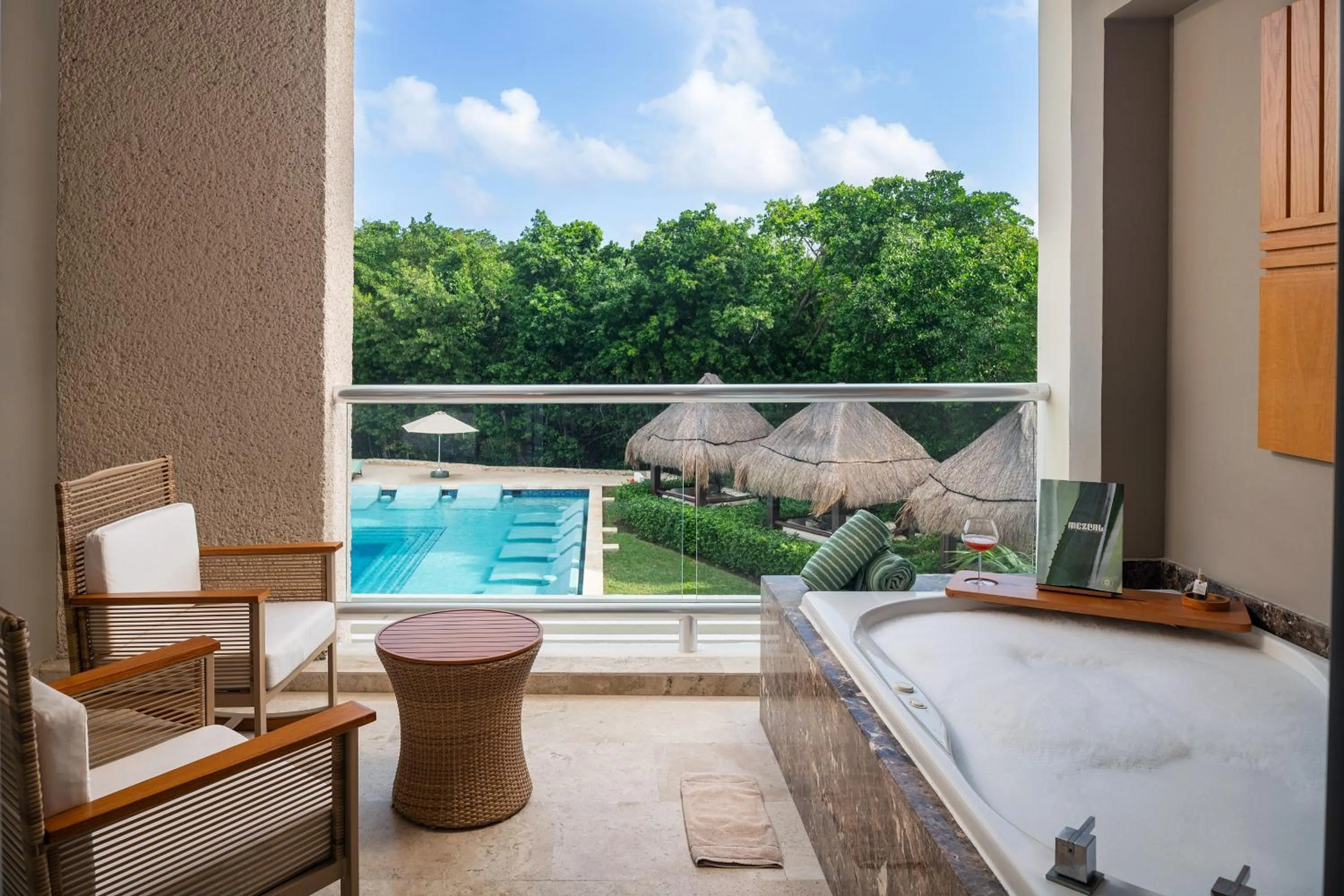 Balcony/Terrace in Paradisus La Perla - Adults Only - Riviera Maya - All Inclusive