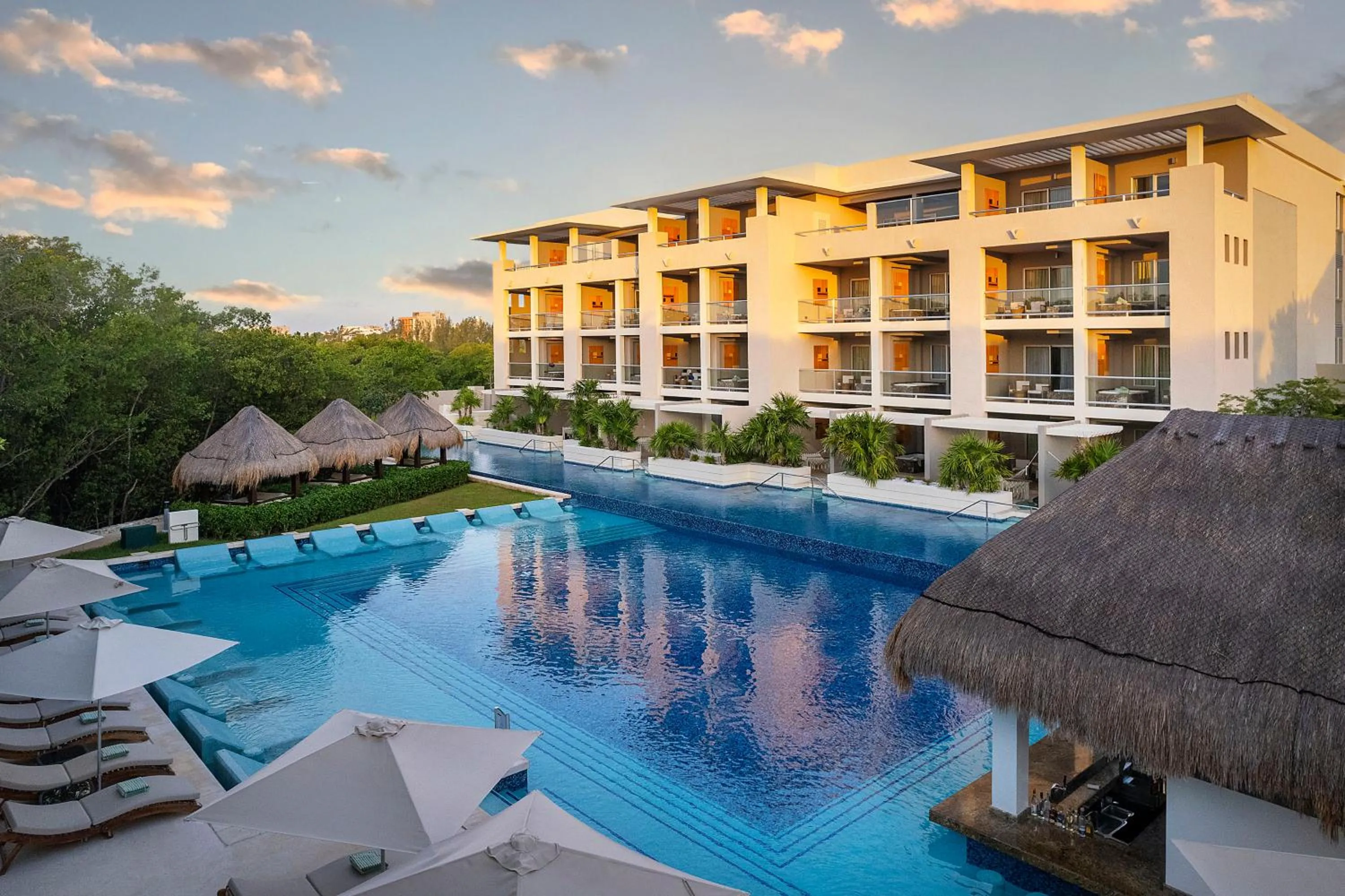 Pool view in Paradisus La Perla - Adults Only - Riviera Maya - All Inclusive