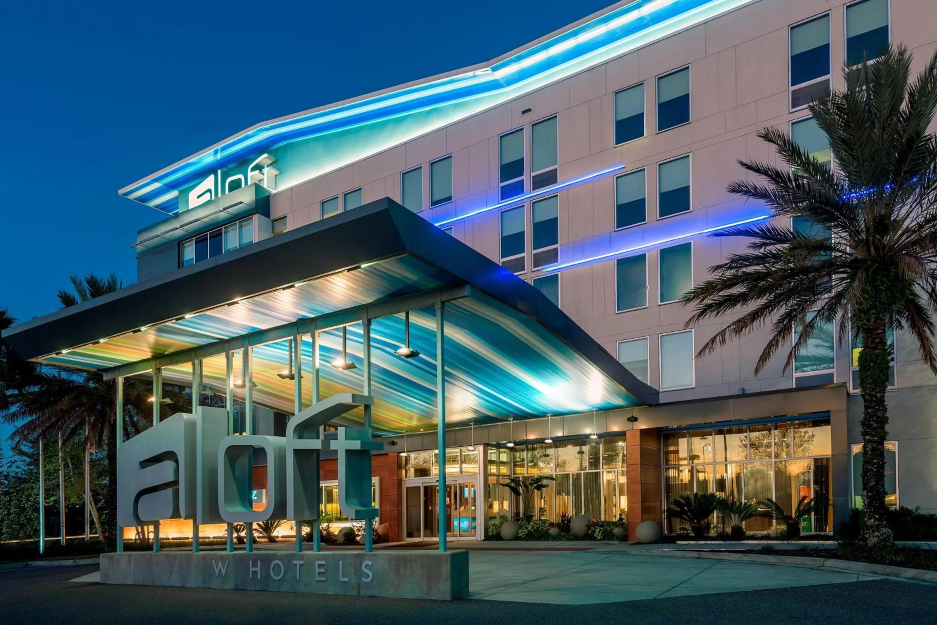 Property building in Aloft Jacksonville Airport