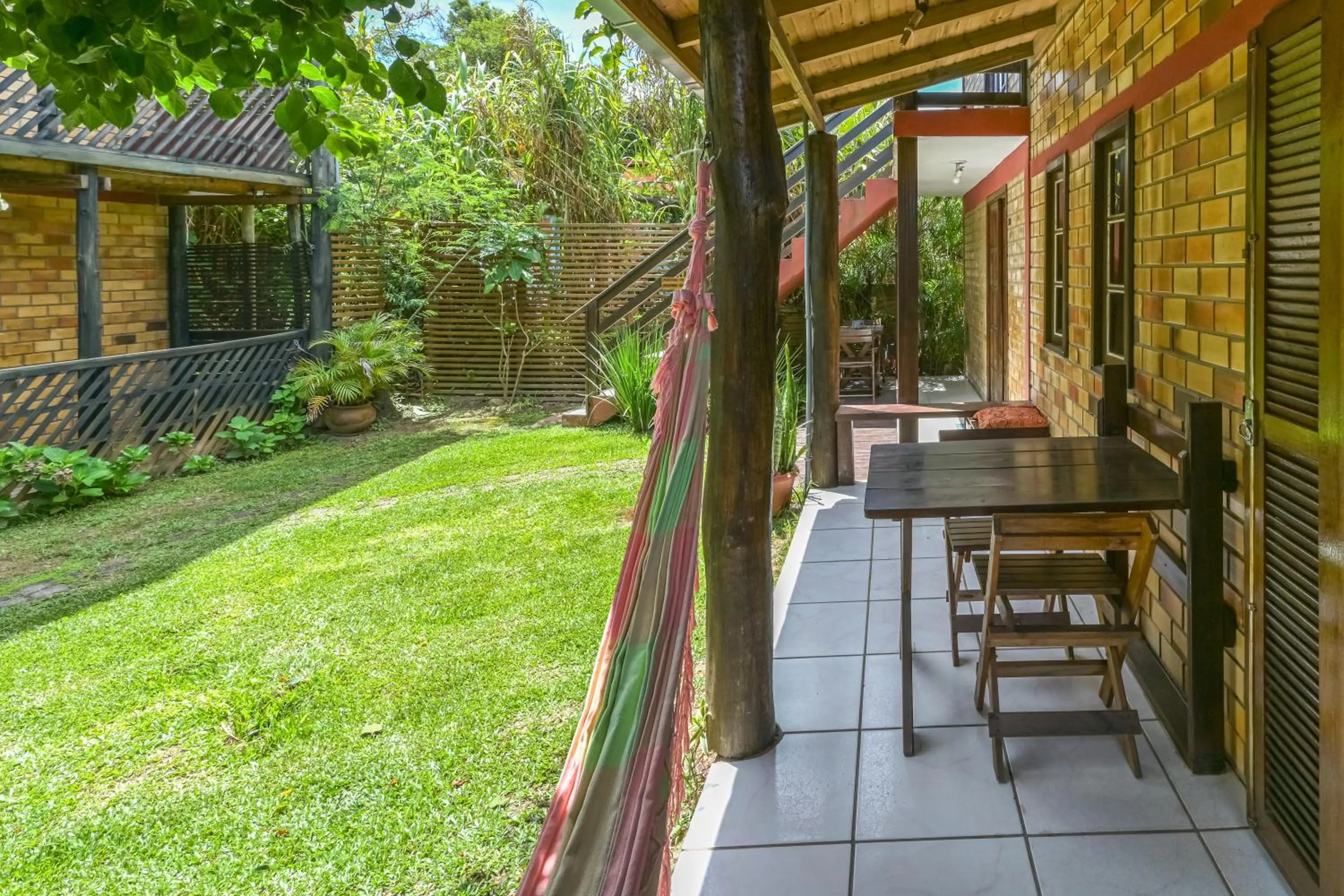 Patio in Hotel Praia Do Rosa
