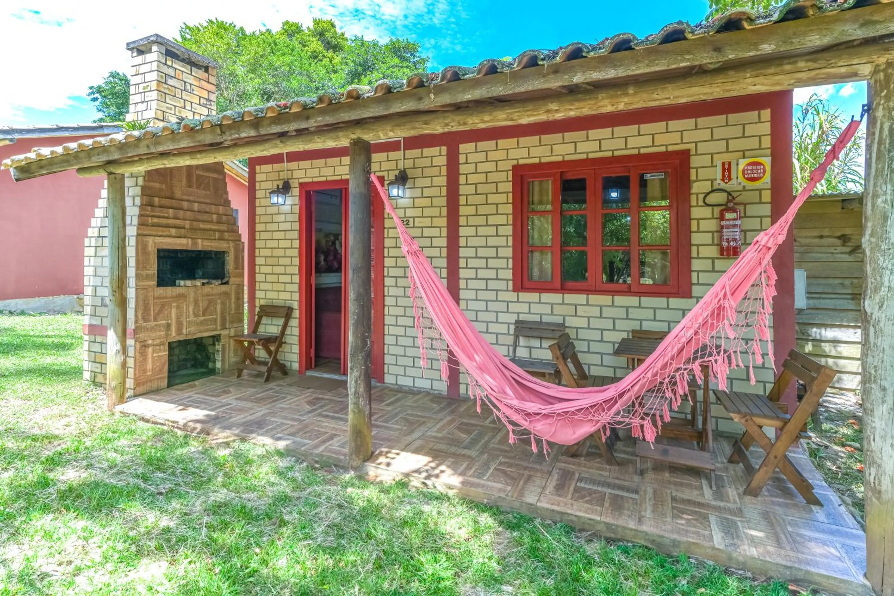 Patio in Hotel Praia Do Rosa