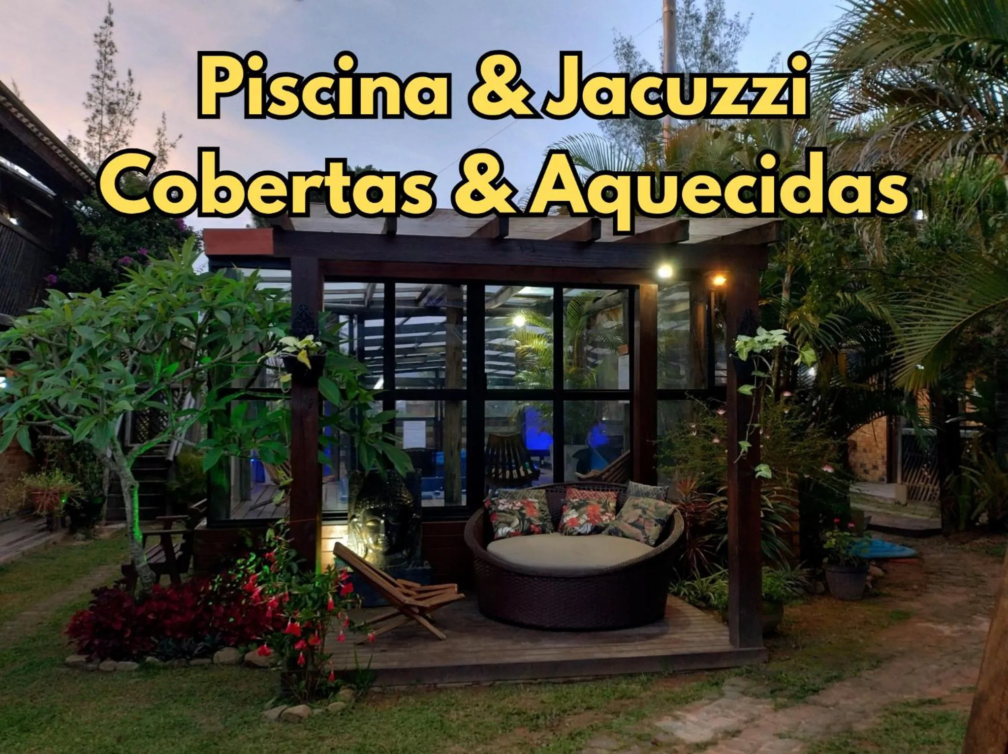 Garden in Hotel Praia Do Rosa