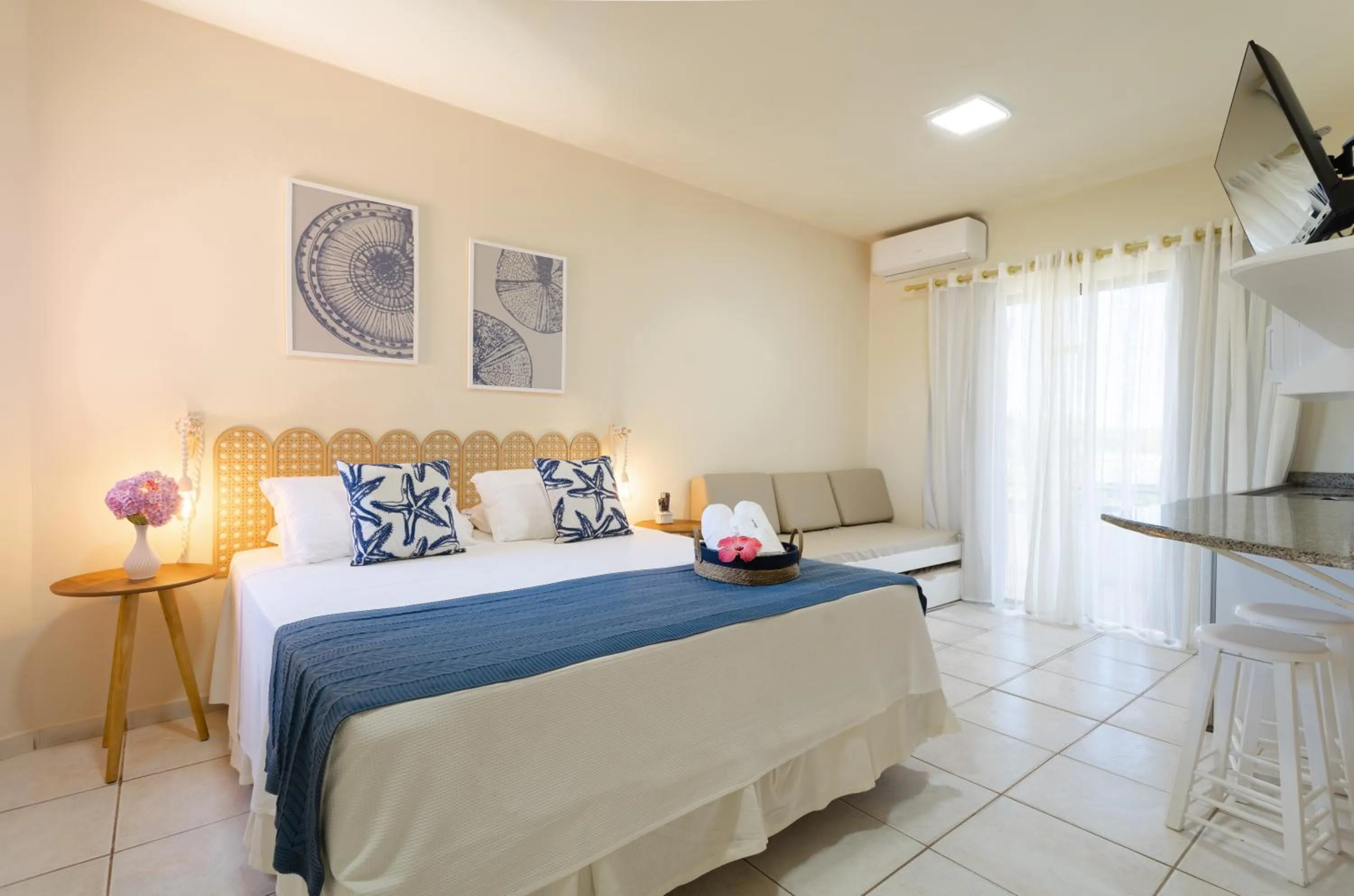 Bed in Pousada Barra Mar