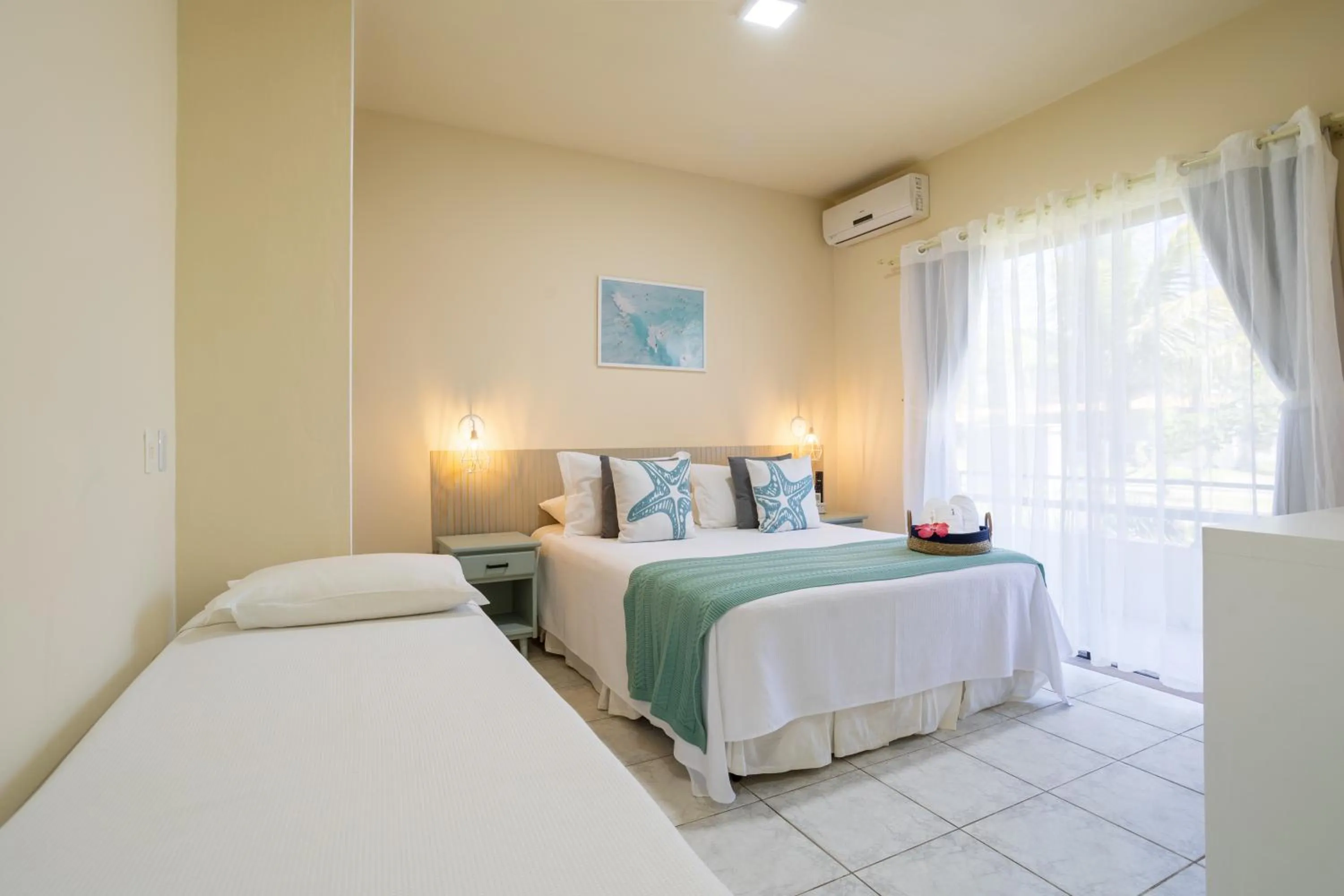 Bed in Pousada Barra Mar