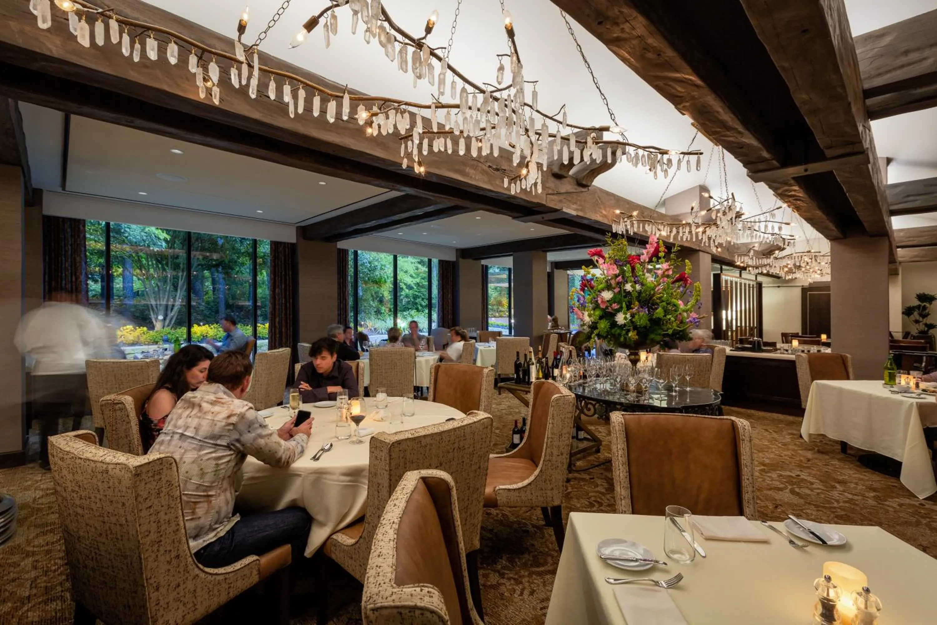 Restaurant/places to eat in The Houstonian Hotel, Club & Spa