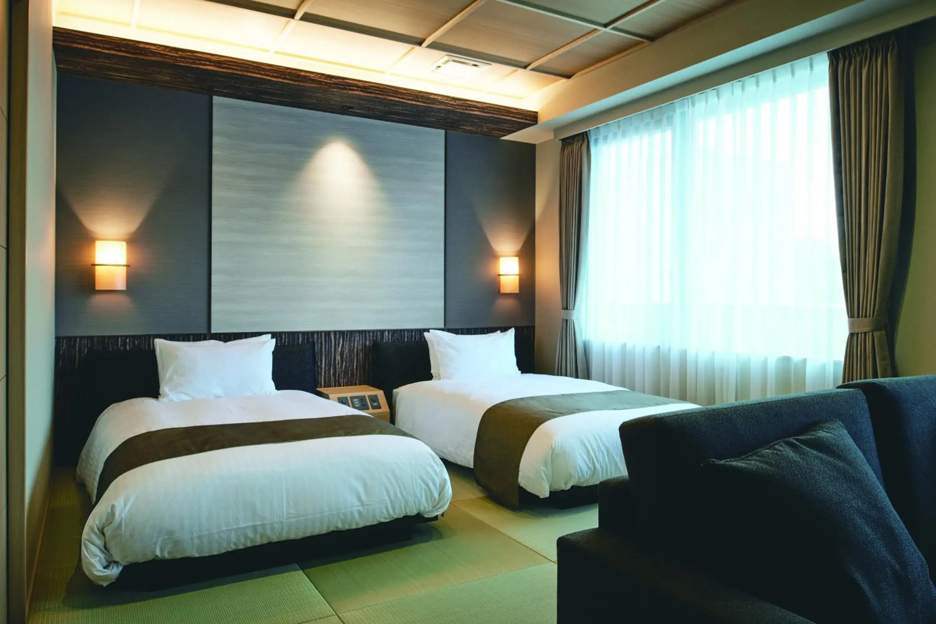 Japanese-Style Deluxe Twin Room - single occupancy - Non-Smoking in Kowakuen Haruka Japanese-Style Deluxe Twin Room - single occupancy - Non-Smoking in Kowakuen Haruka