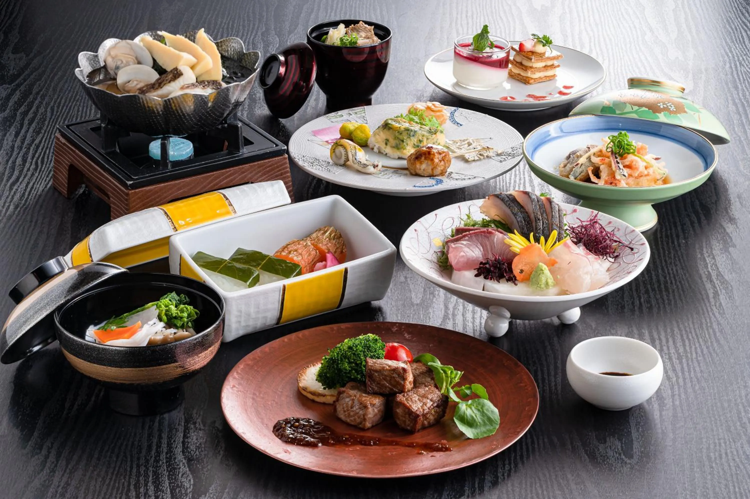 Food in Kowakuen Haruka