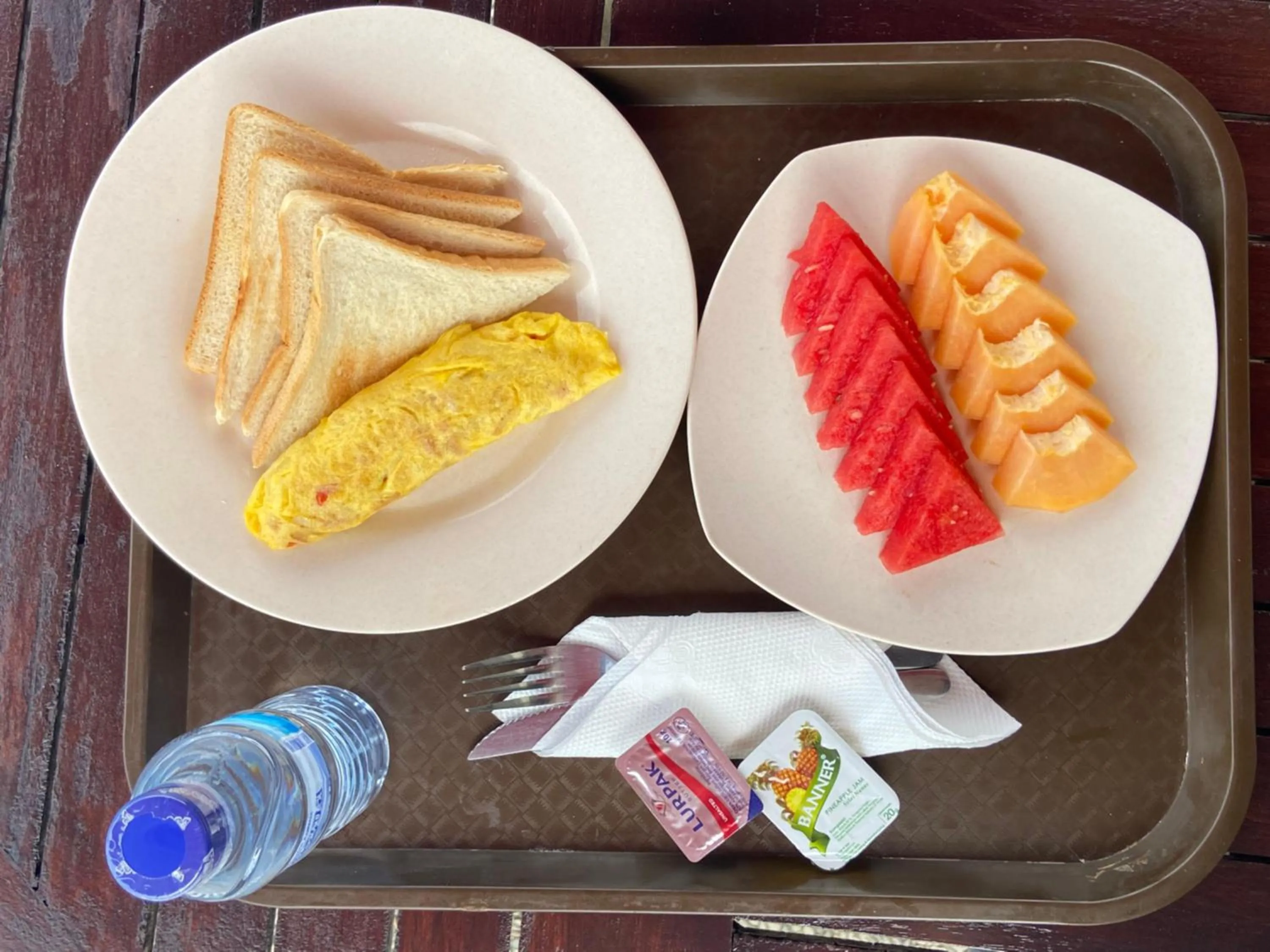 Breakfast in D' Kubu Pratama Homestay