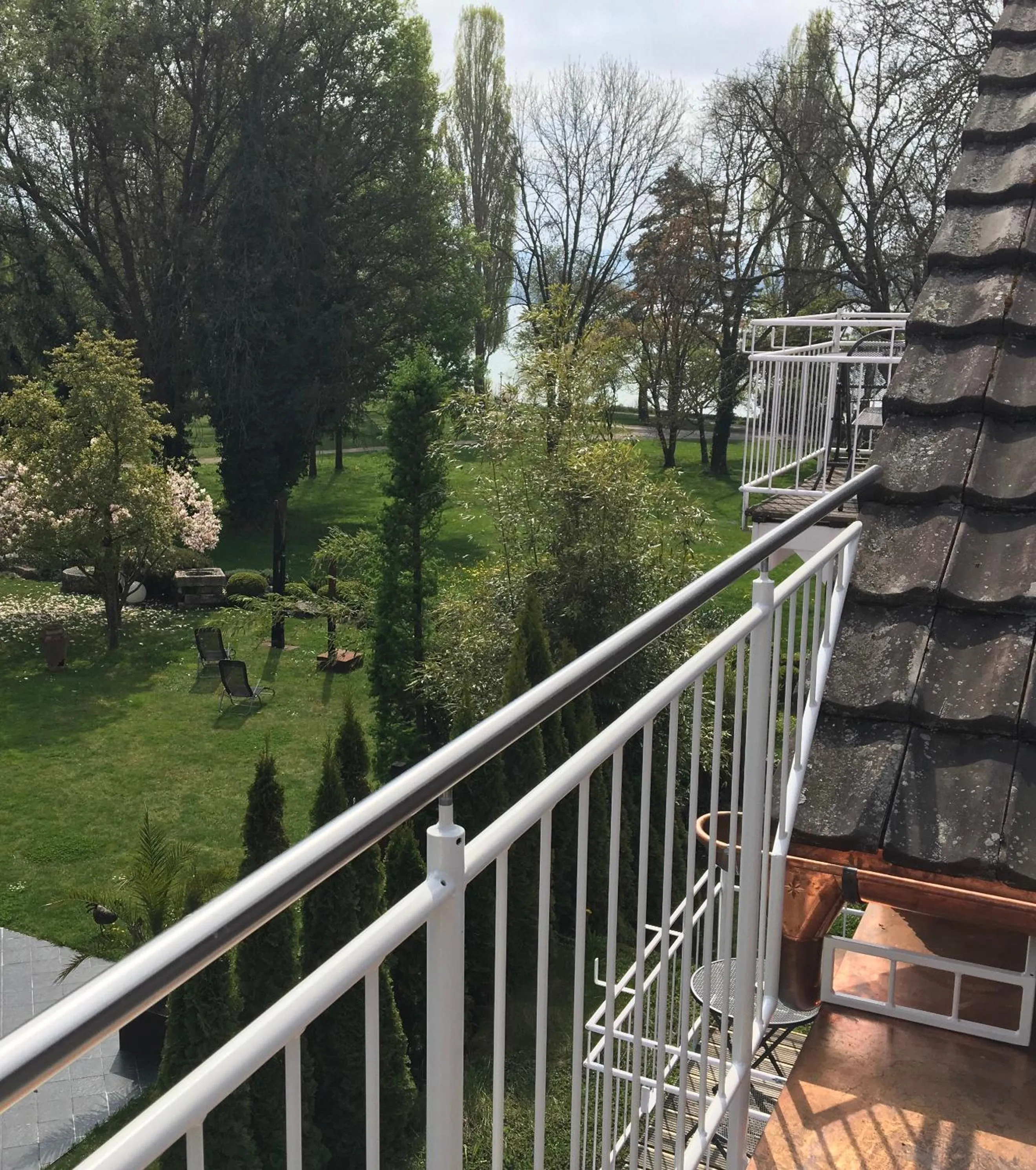 Garden view in Iris am See garni