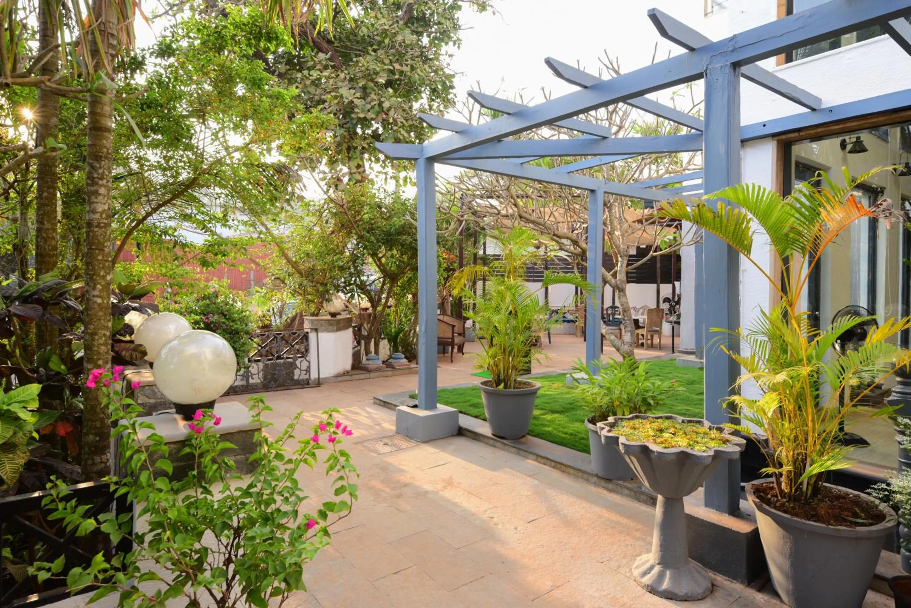 Garden view in Living Room by Seasons, Goa