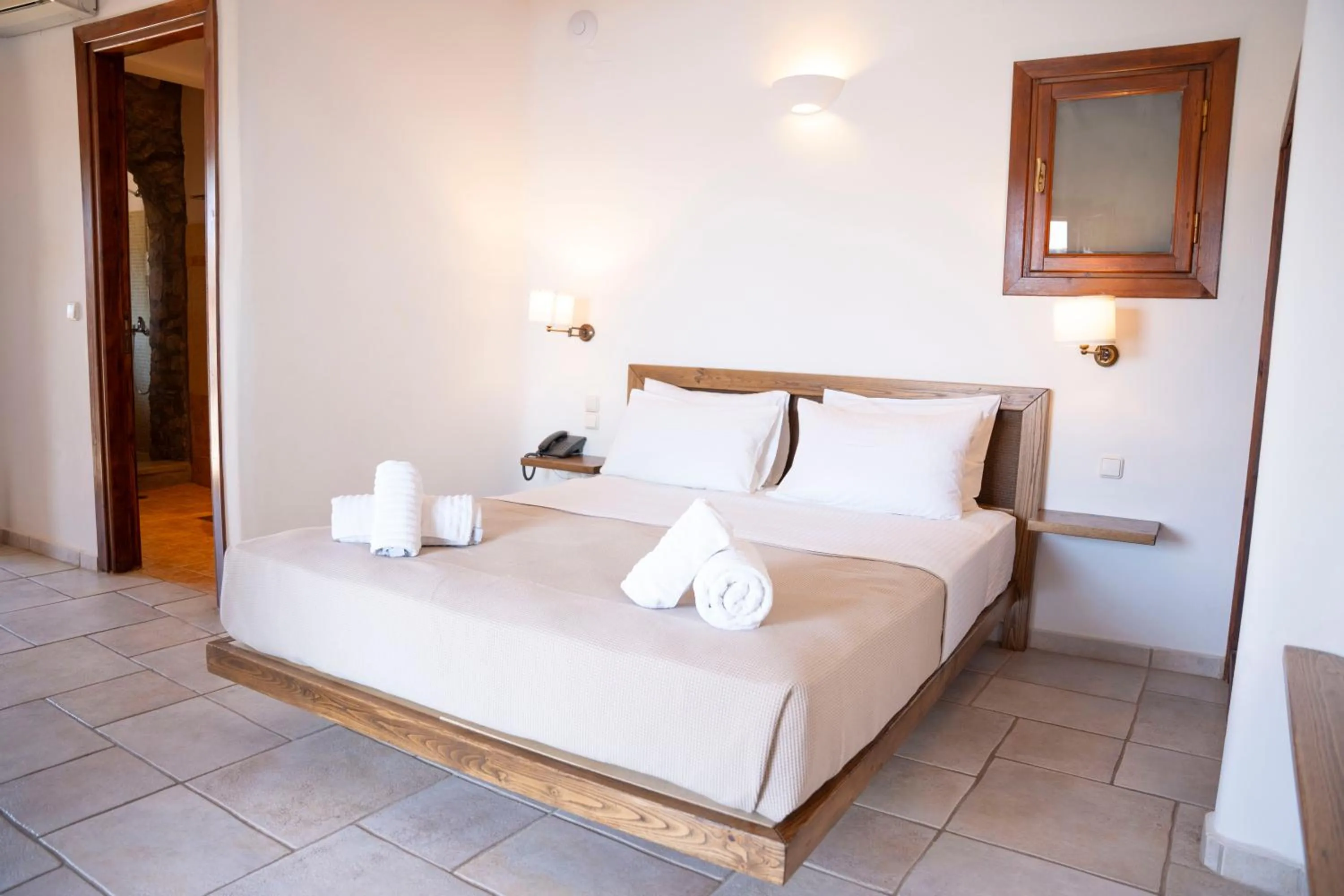 Bed in Albatros Club Mykonos