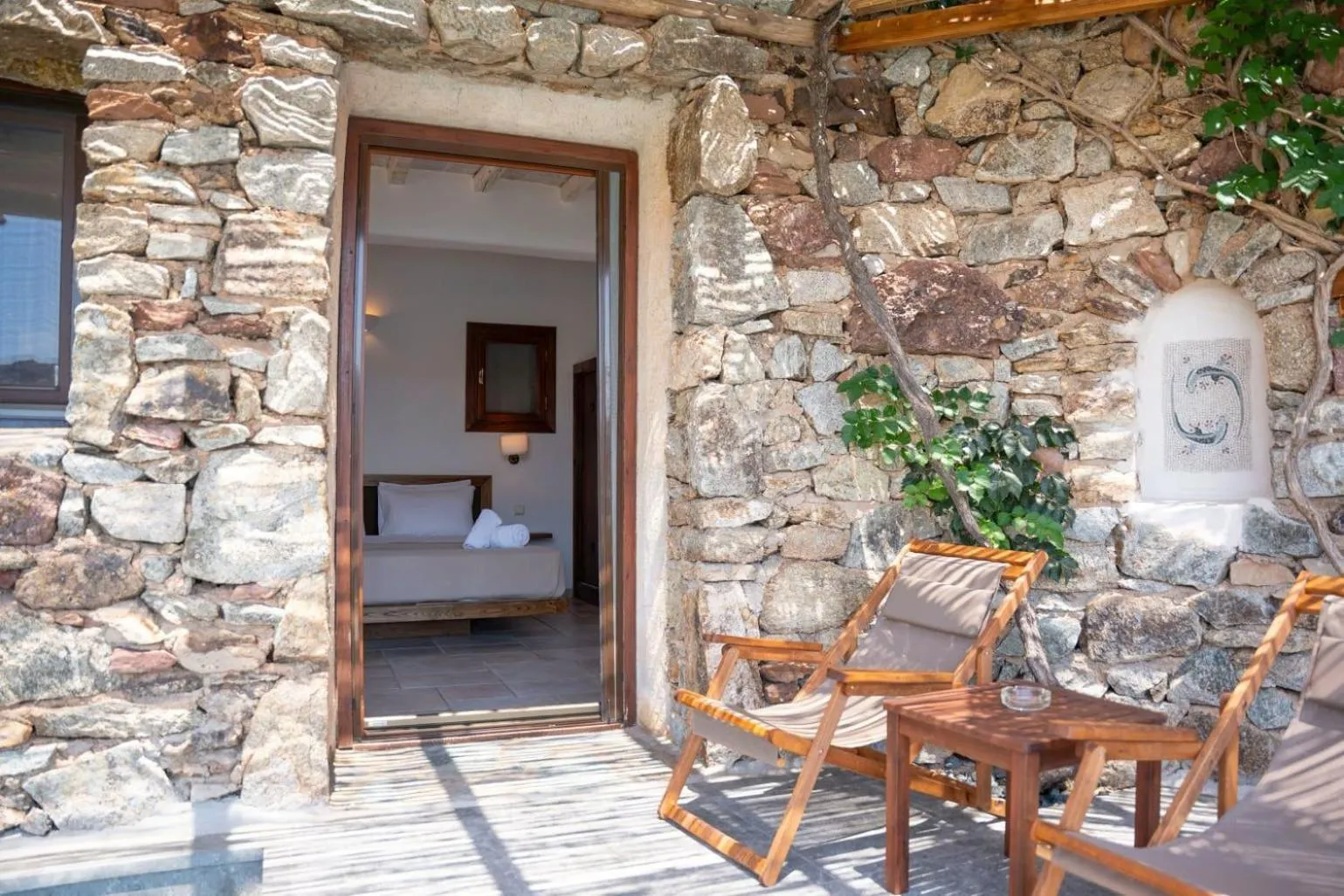 Balcony/Terrace in Albatros Club Mykonos