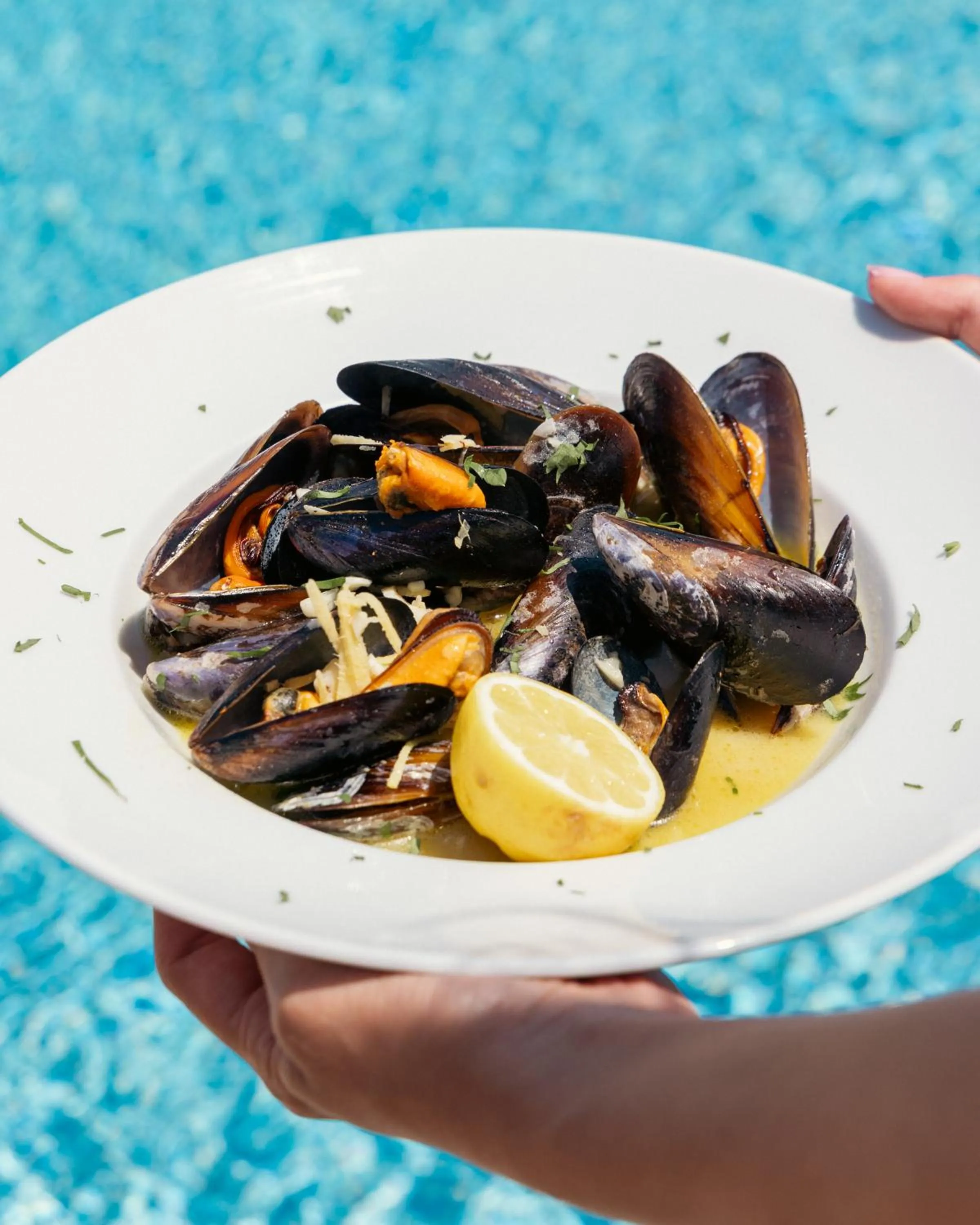 Food and drinks in Albatros Club Mykonos