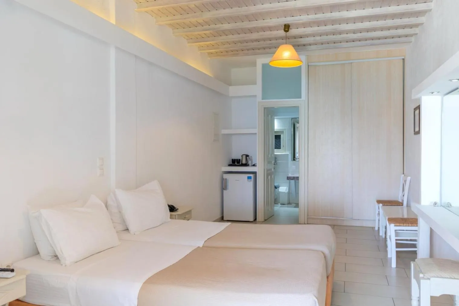 Bed in Albatros Club Mykonos