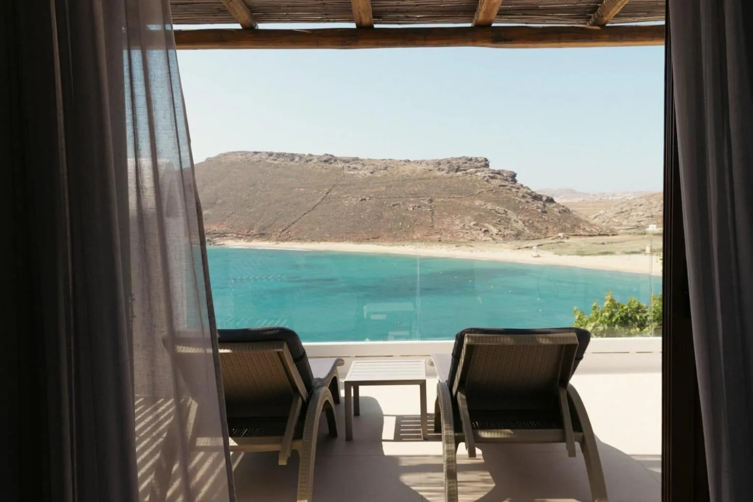 Balcony/Terrace in Albatros Club Mykonos