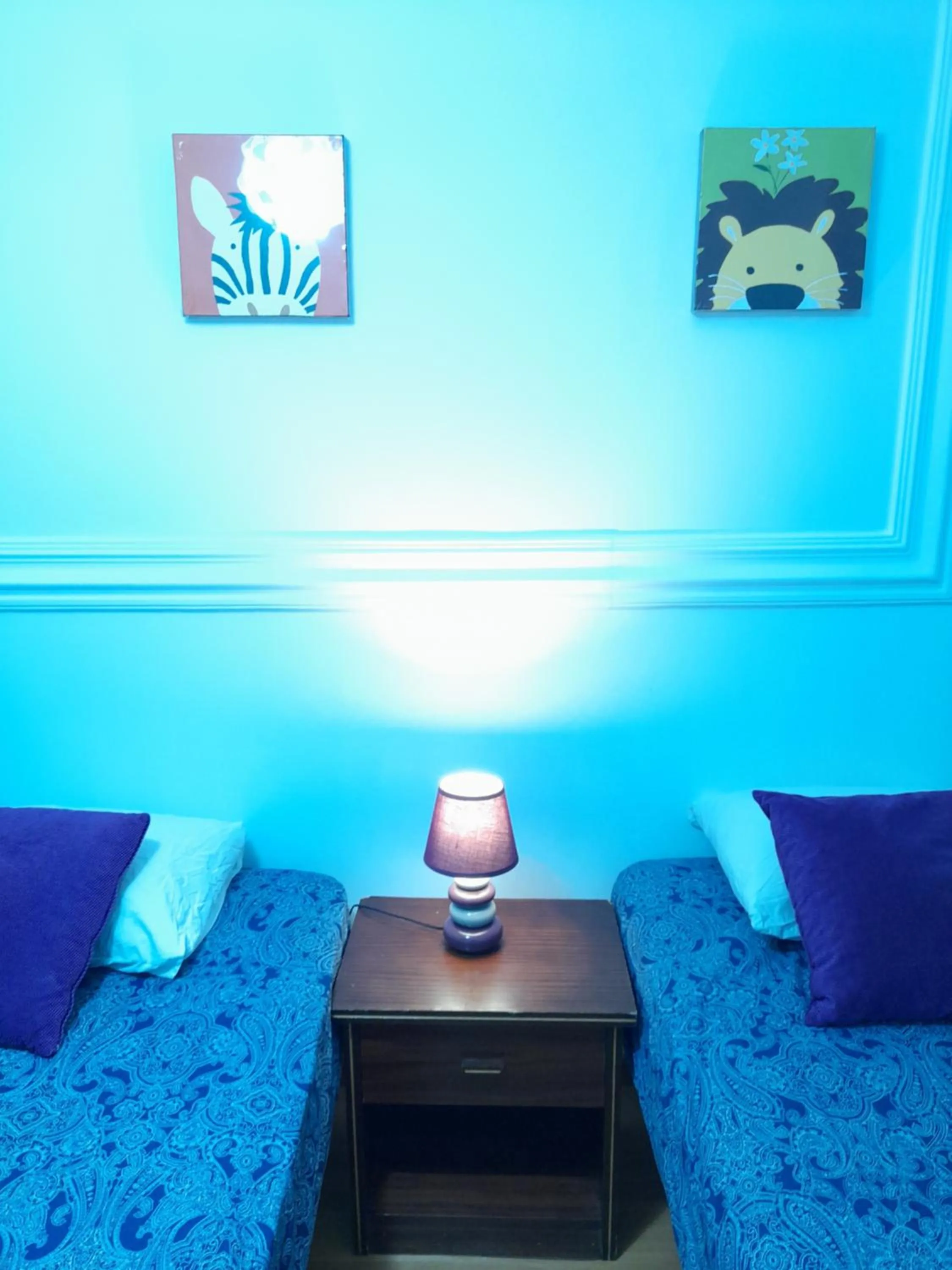 Bed in Garden Guest House