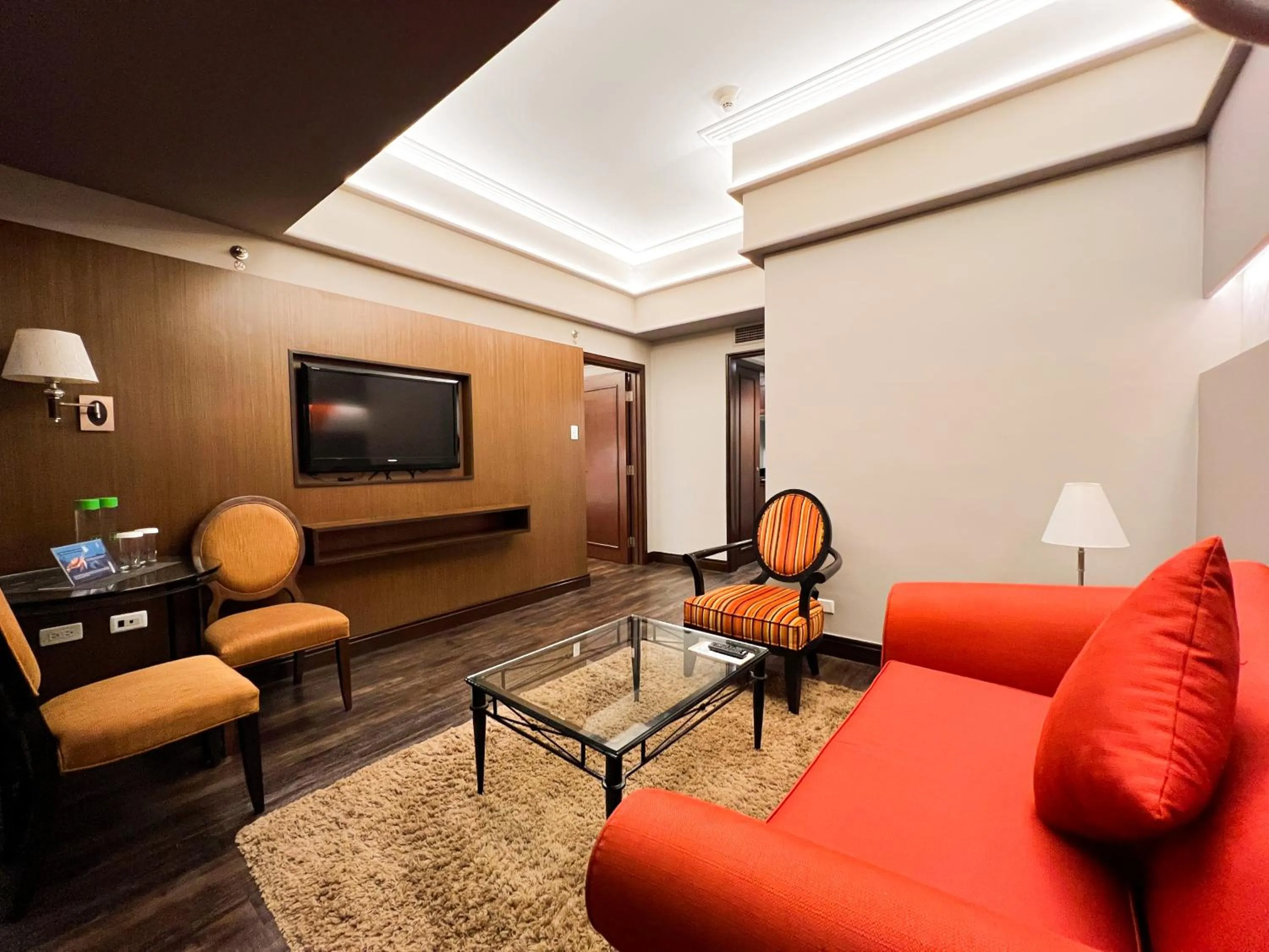 Living room in The Bellevue Manila