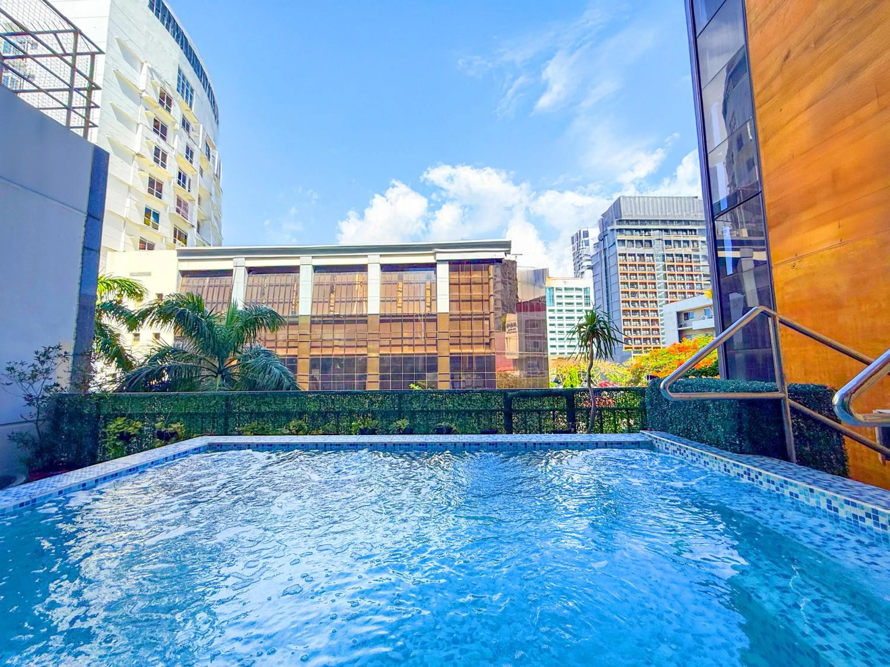 Pool view in The B Hotel Alabang