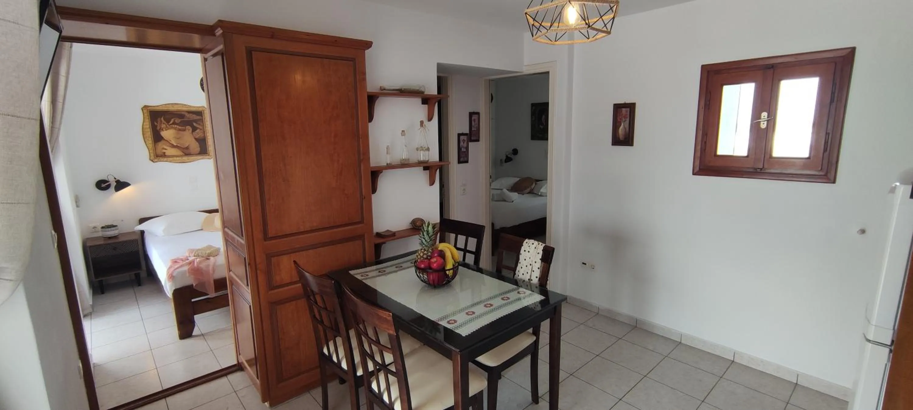 Bed in Kapetanos Rooms