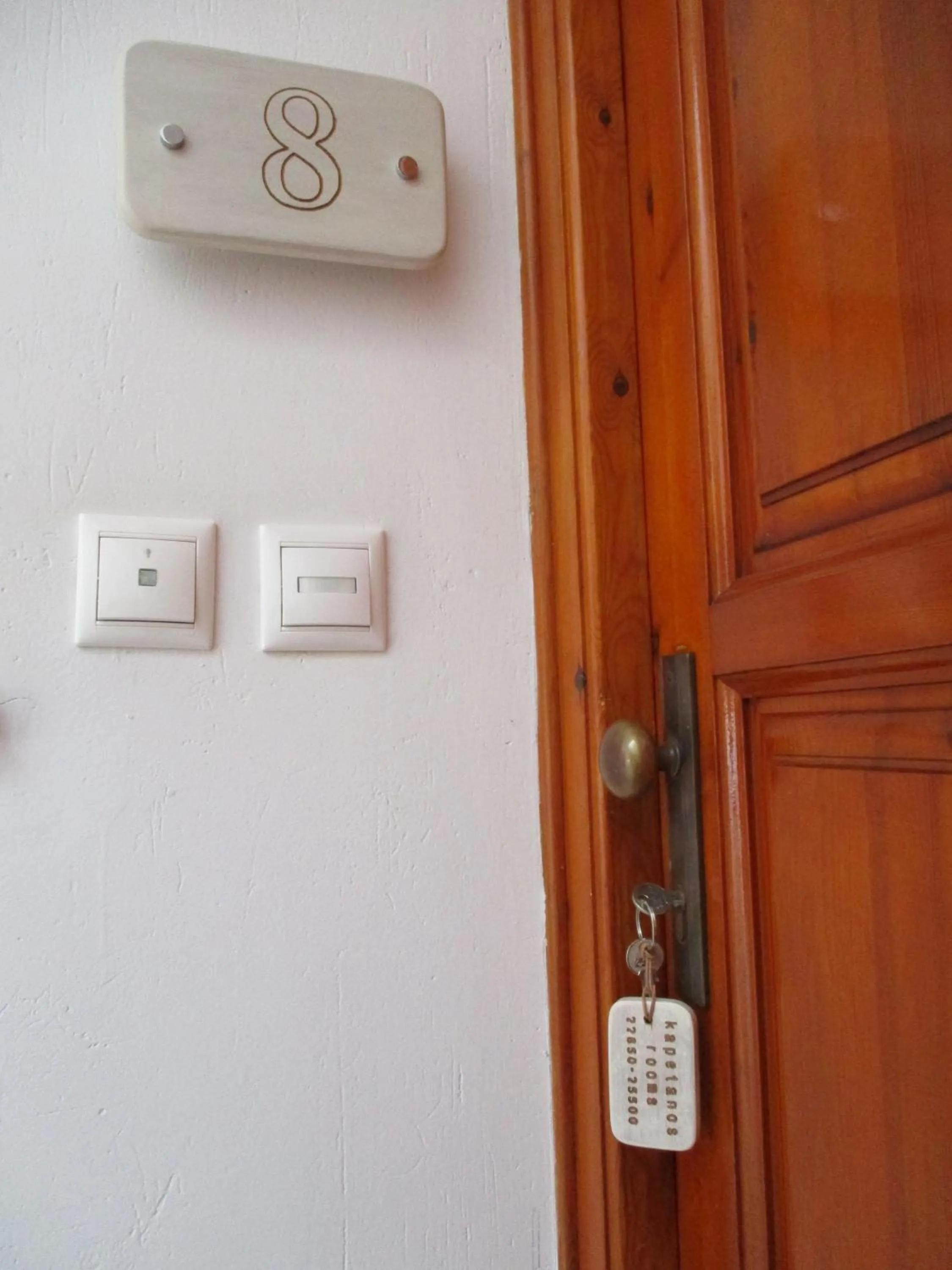 Decorative detail in Kapetanos Rooms