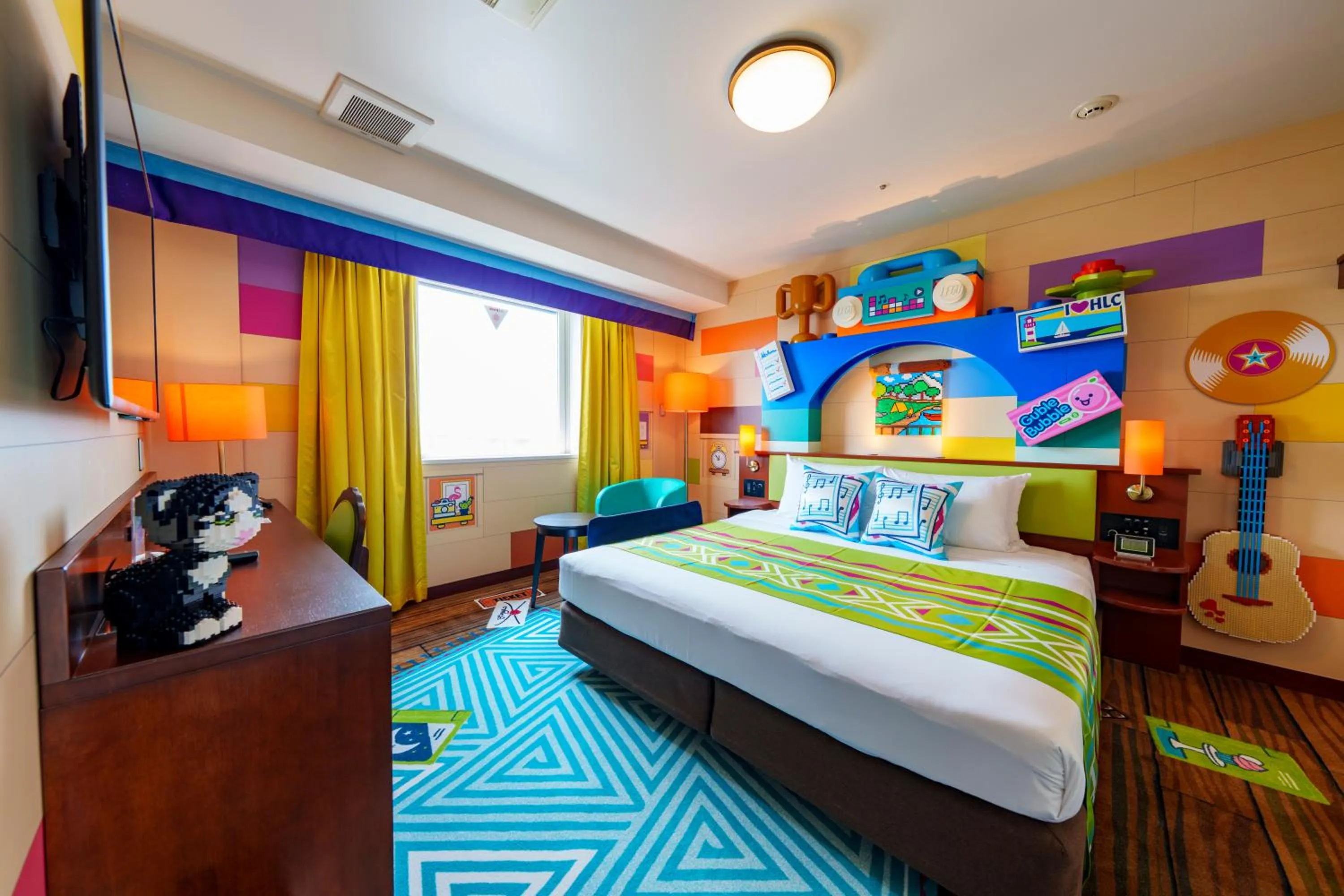 Bed in LEGOLAND Japan Hotel