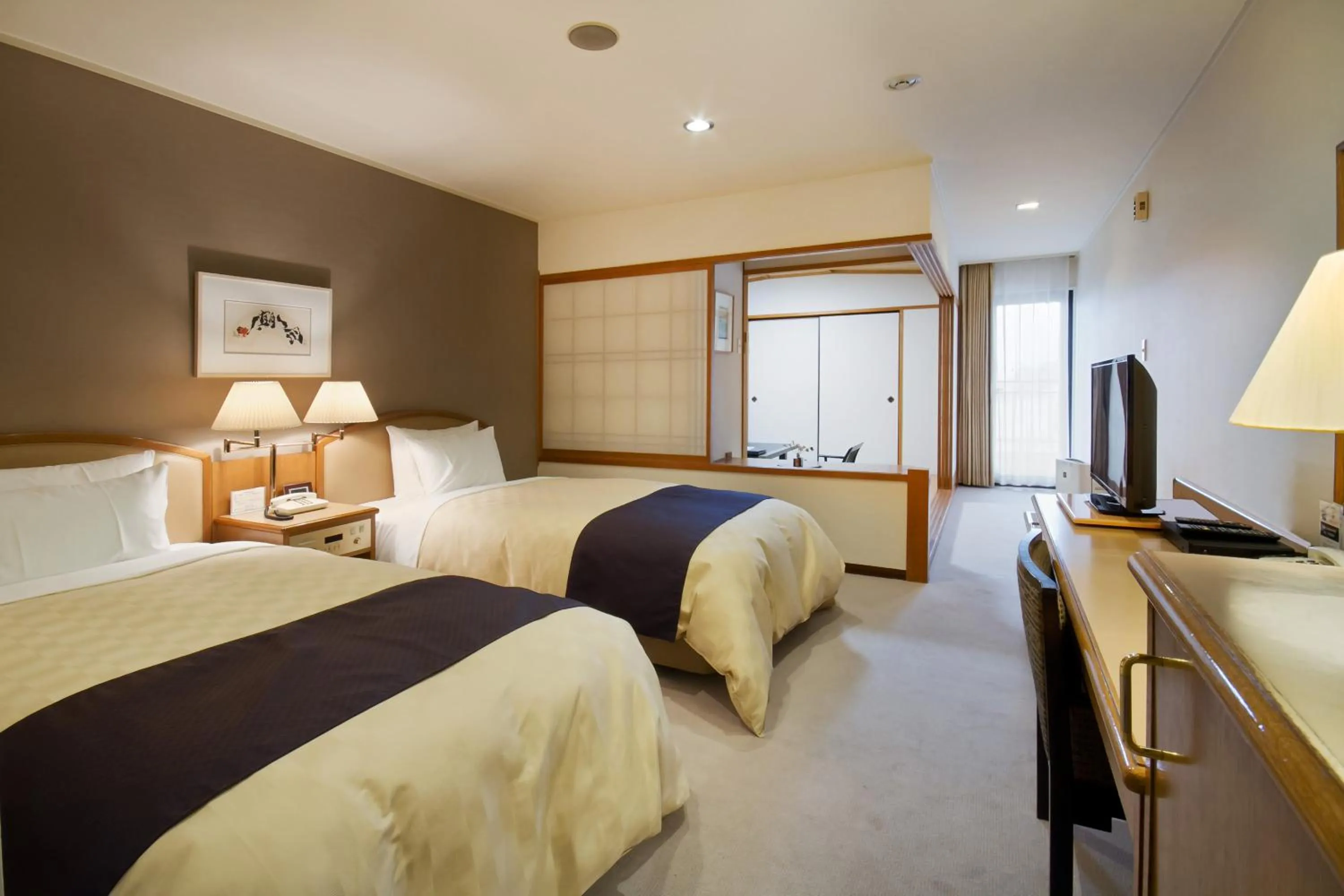 Photo of the whole room, Bed in Funaya