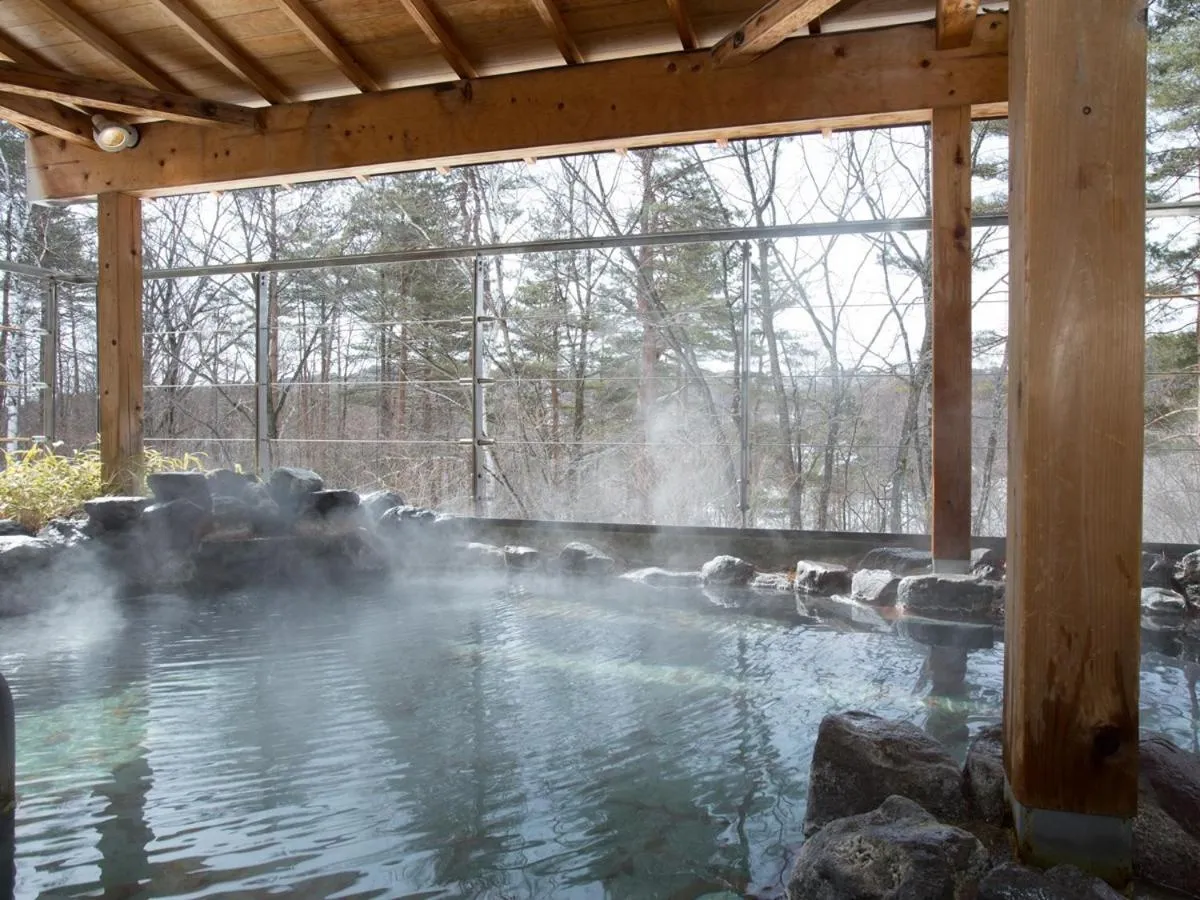 Open Air Bath in Itoen Hotel Kusatsu