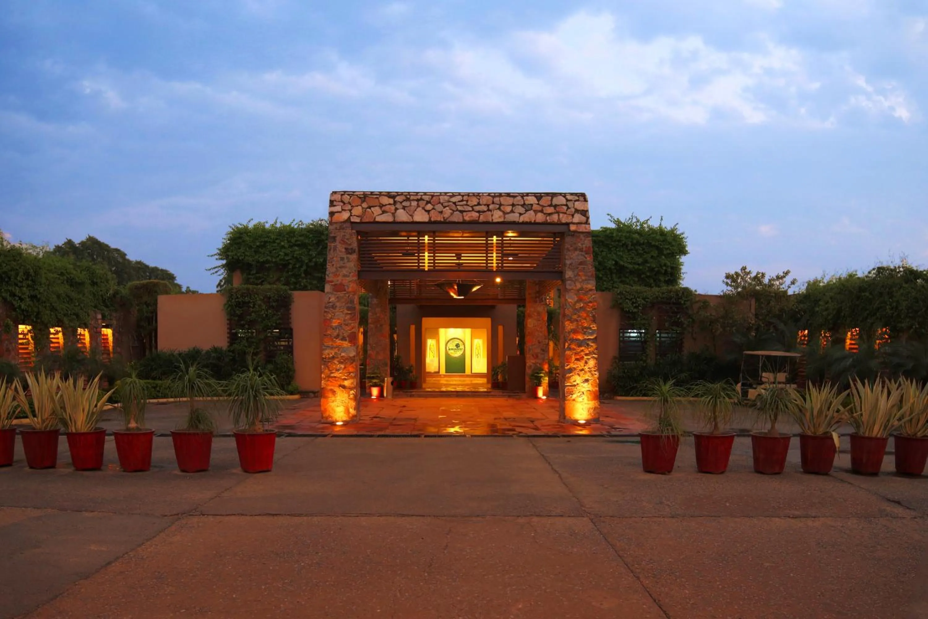 Facade/entrance in Lemon Tree Hotel, Tarudhan Valley, Manesar