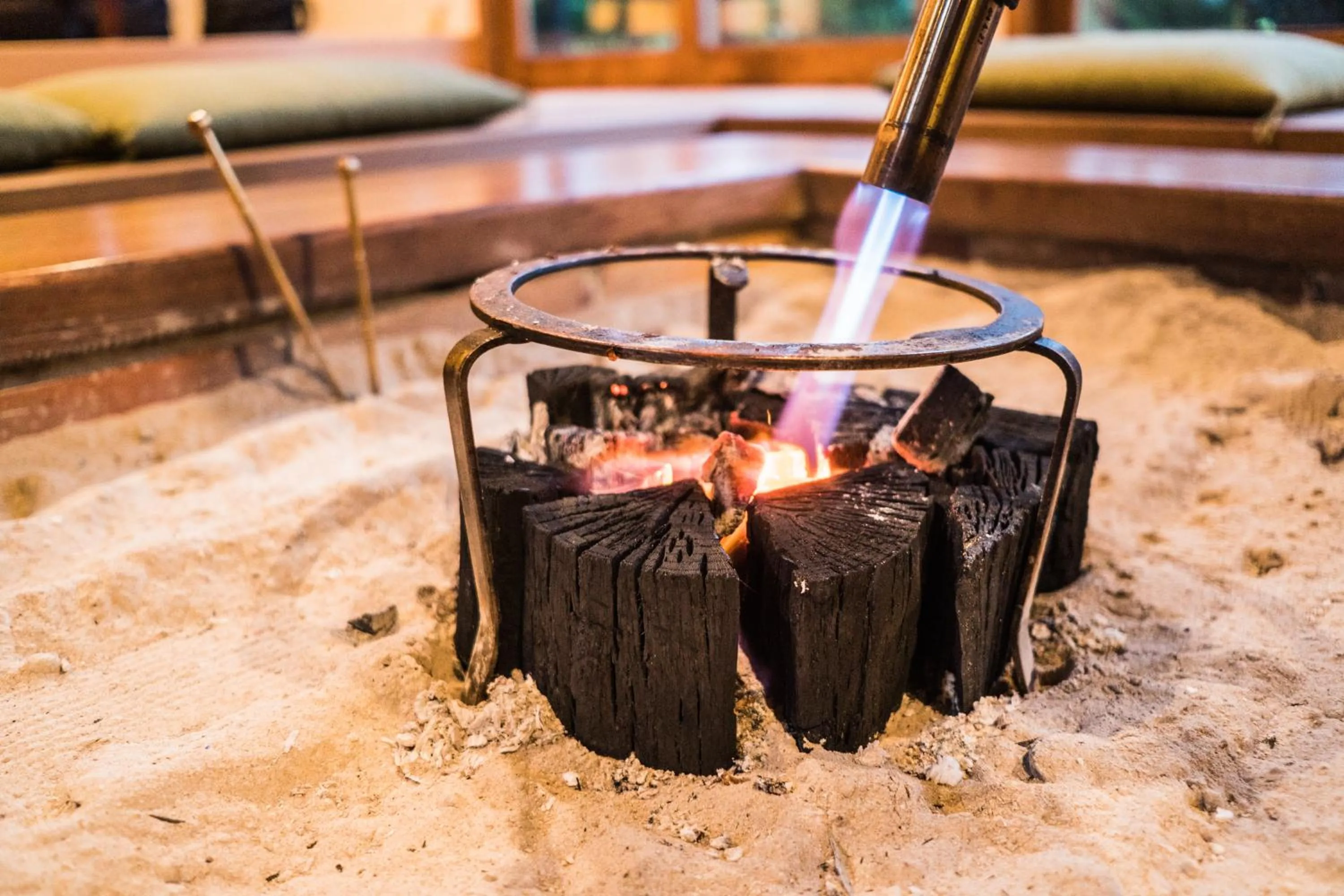 Lounge or bar in Irori Guest House Tenmaku