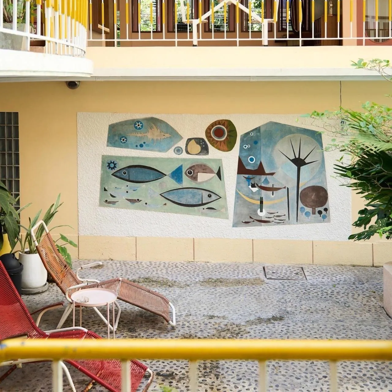 Decorative detail in Miami Hotel Bangkok