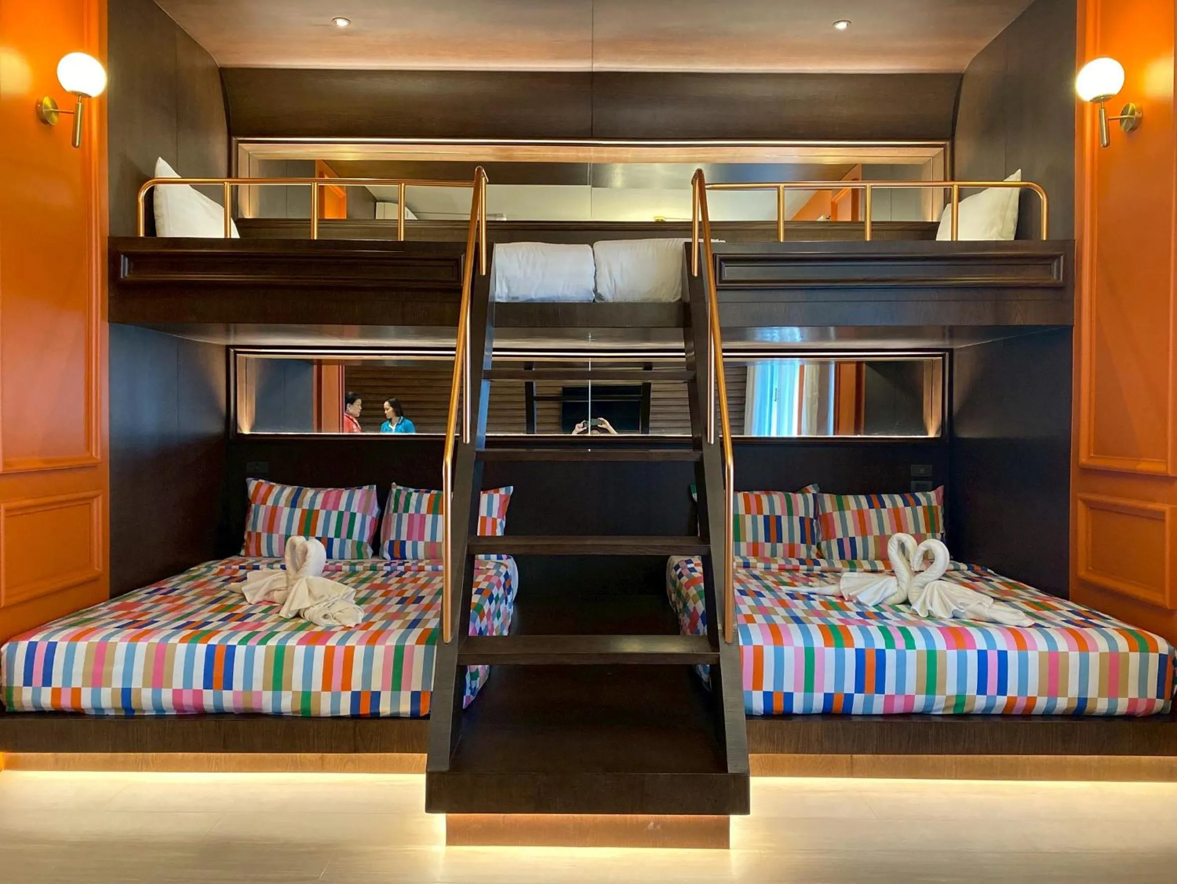 Bed in Miami Hotel Bangkok