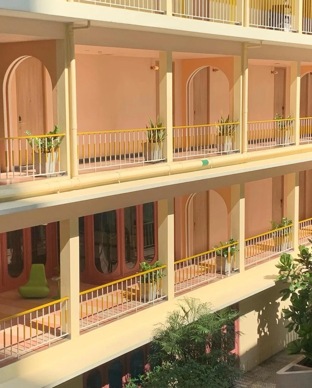 Property building in Miami Hotel Bangkok