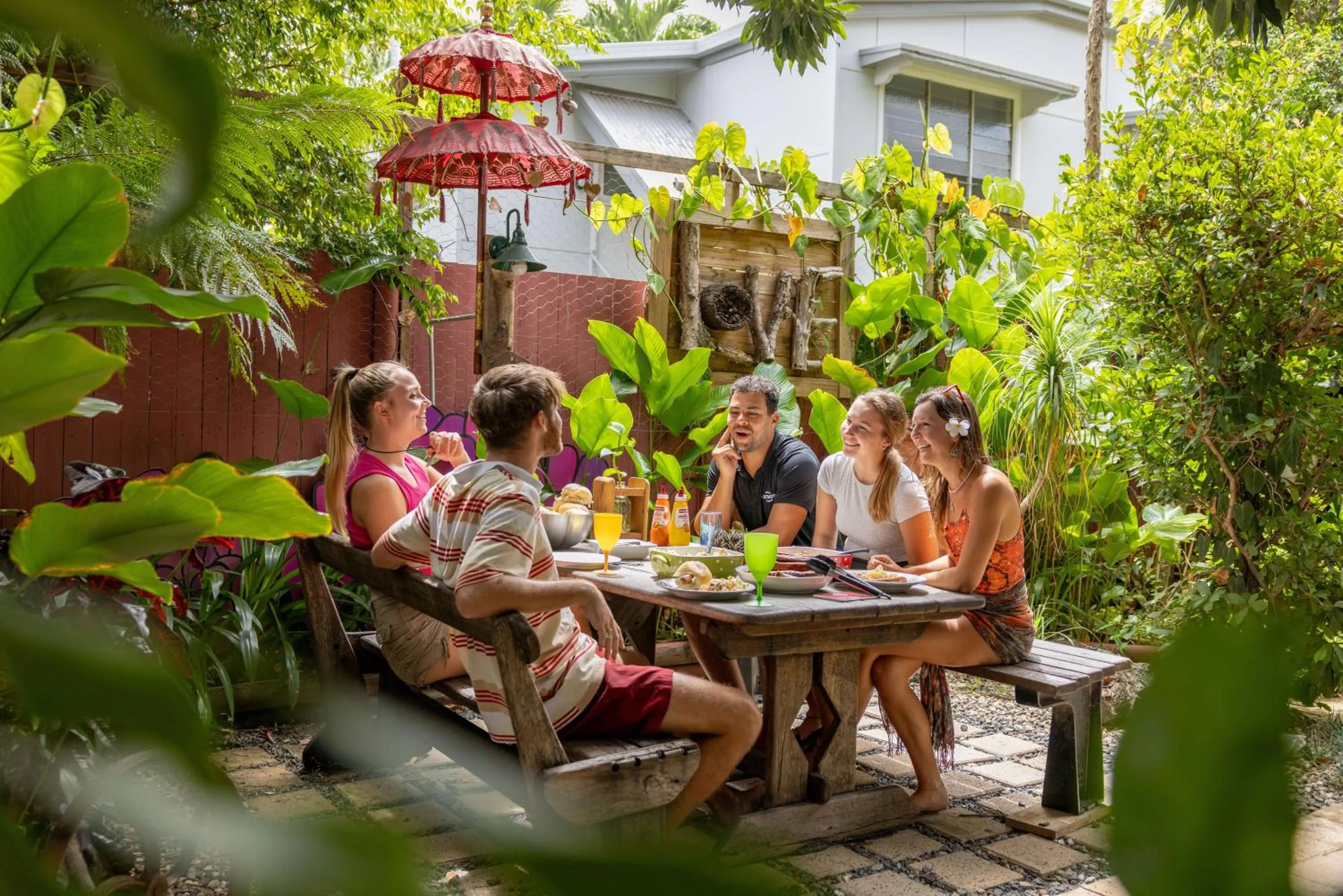 People in Travellers Oasis