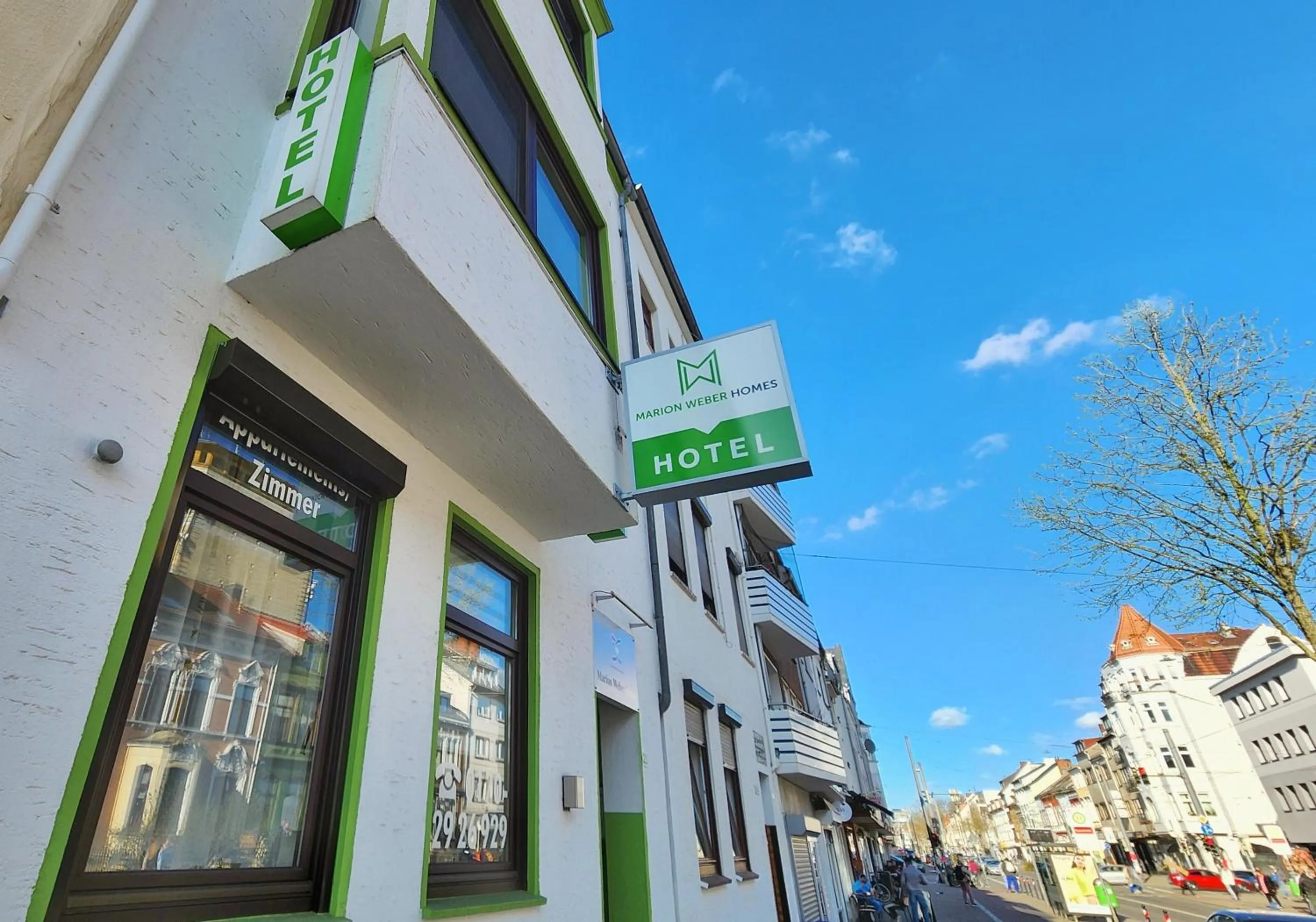 Facade/entrance in Aparthotel Marion Weber